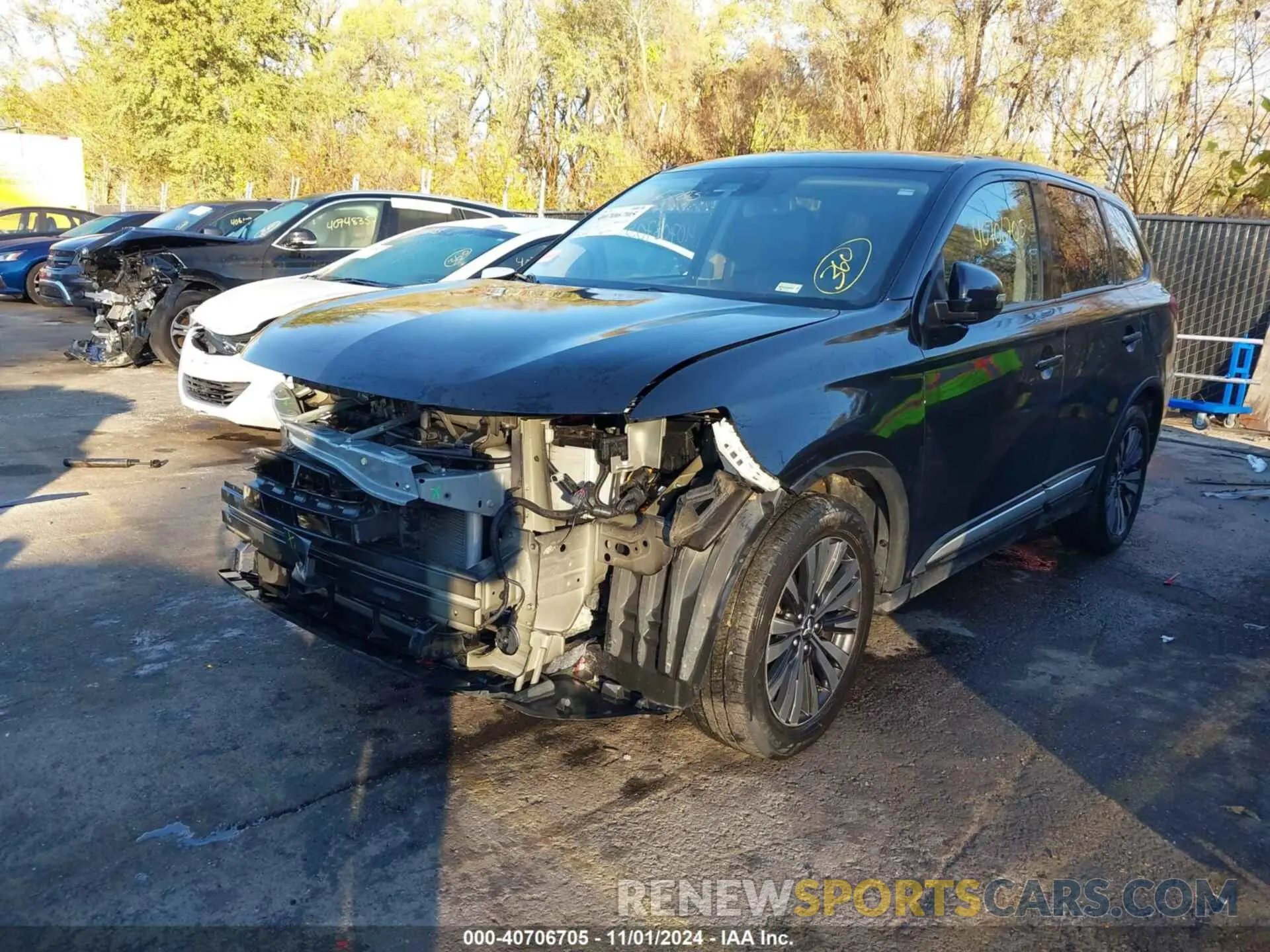 2 Photograph of a damaged car JA4AD3A31LZ023302 MITSUBISHI OUTLANDER 2020