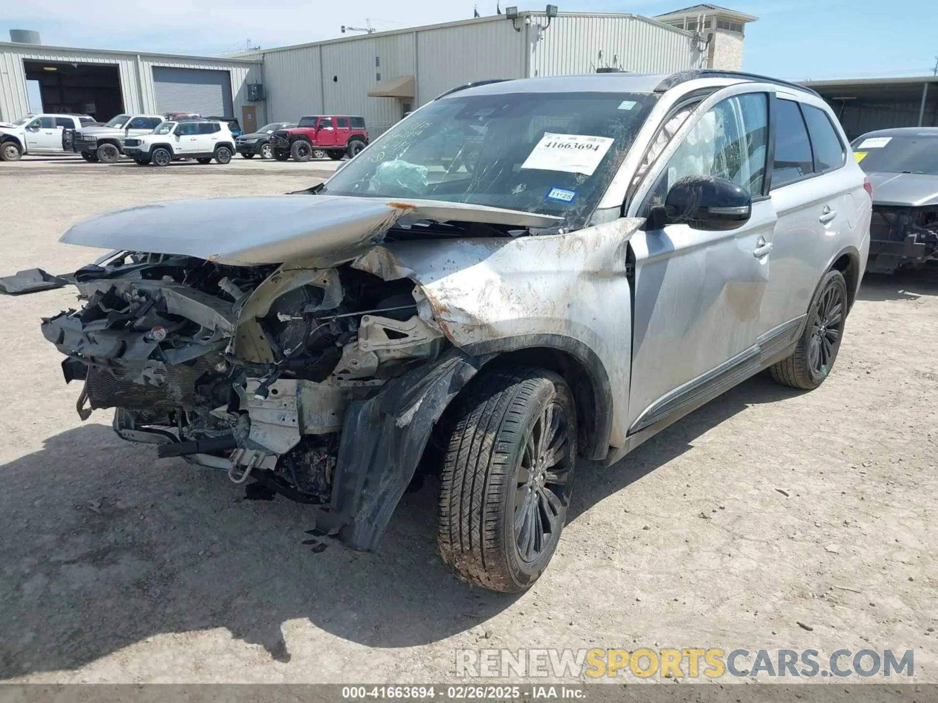 2 Photograph of a damaged car JA4AD3A34LJ000711 MITSUBISHI OUTLANDER 2020