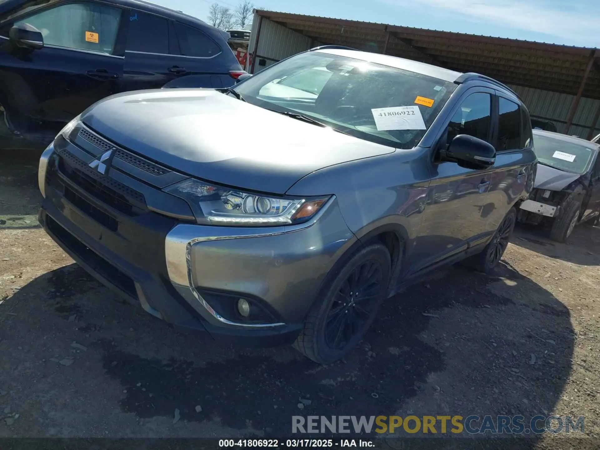 2 Photograph of a damaged car JA4AD3A34LZ036626 MITSUBISHI OUTLANDER 2020