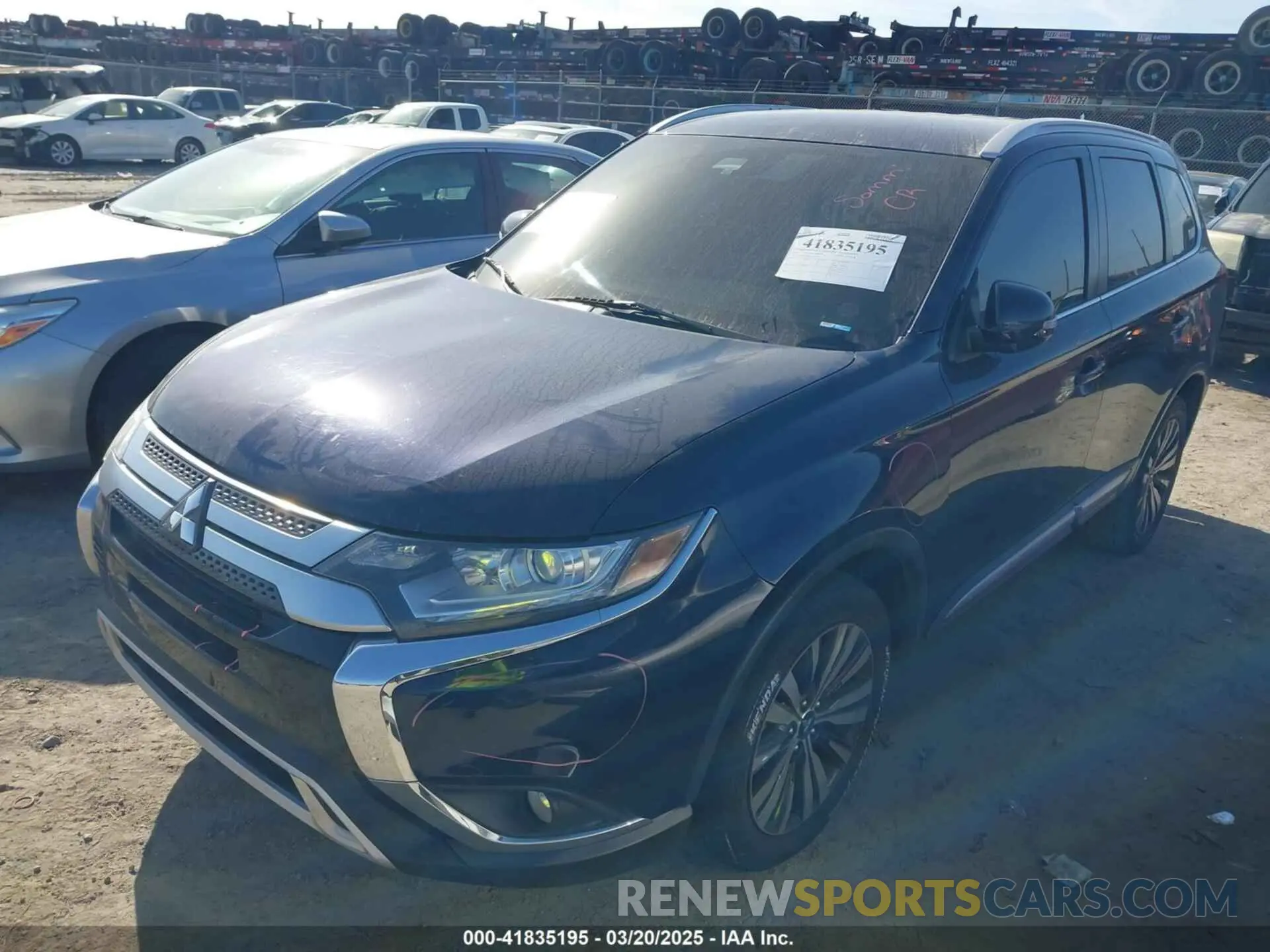 2 Photograph of a damaged car JA4AD3A36LZ020105 MITSUBISHI OUTLANDER 2020