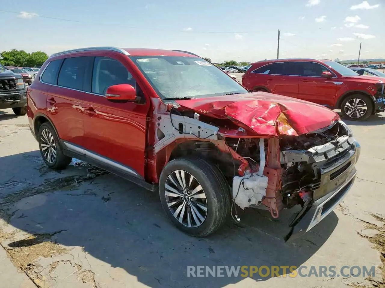 4 Photograph of a damaged car JA4AD3A39LZ025105 MITSUBISHI OUTLANDER 2020