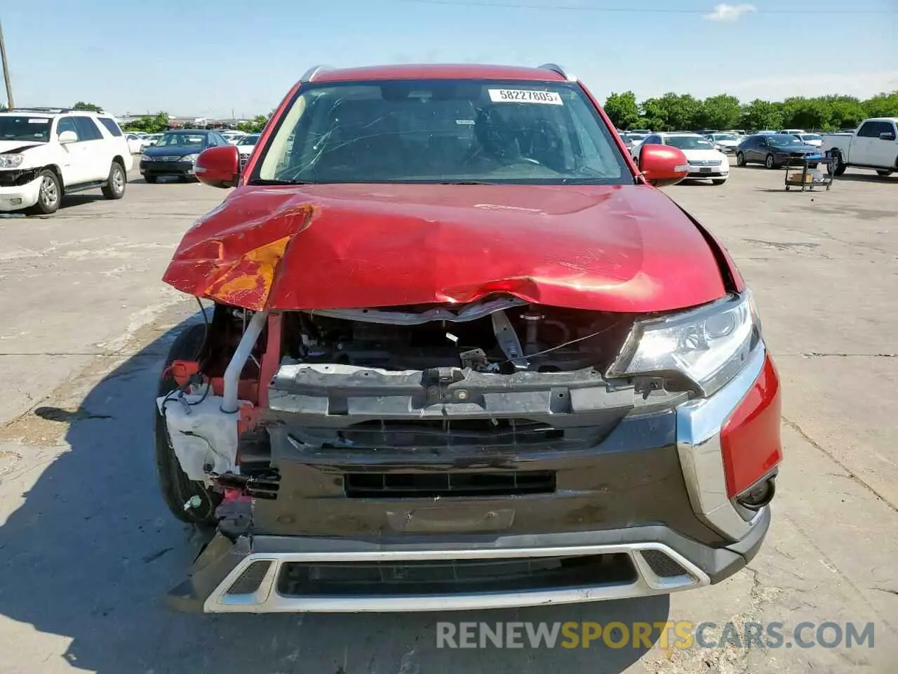5 Photograph of a damaged car JA4AD3A39LZ025105 MITSUBISHI OUTLANDER 2020