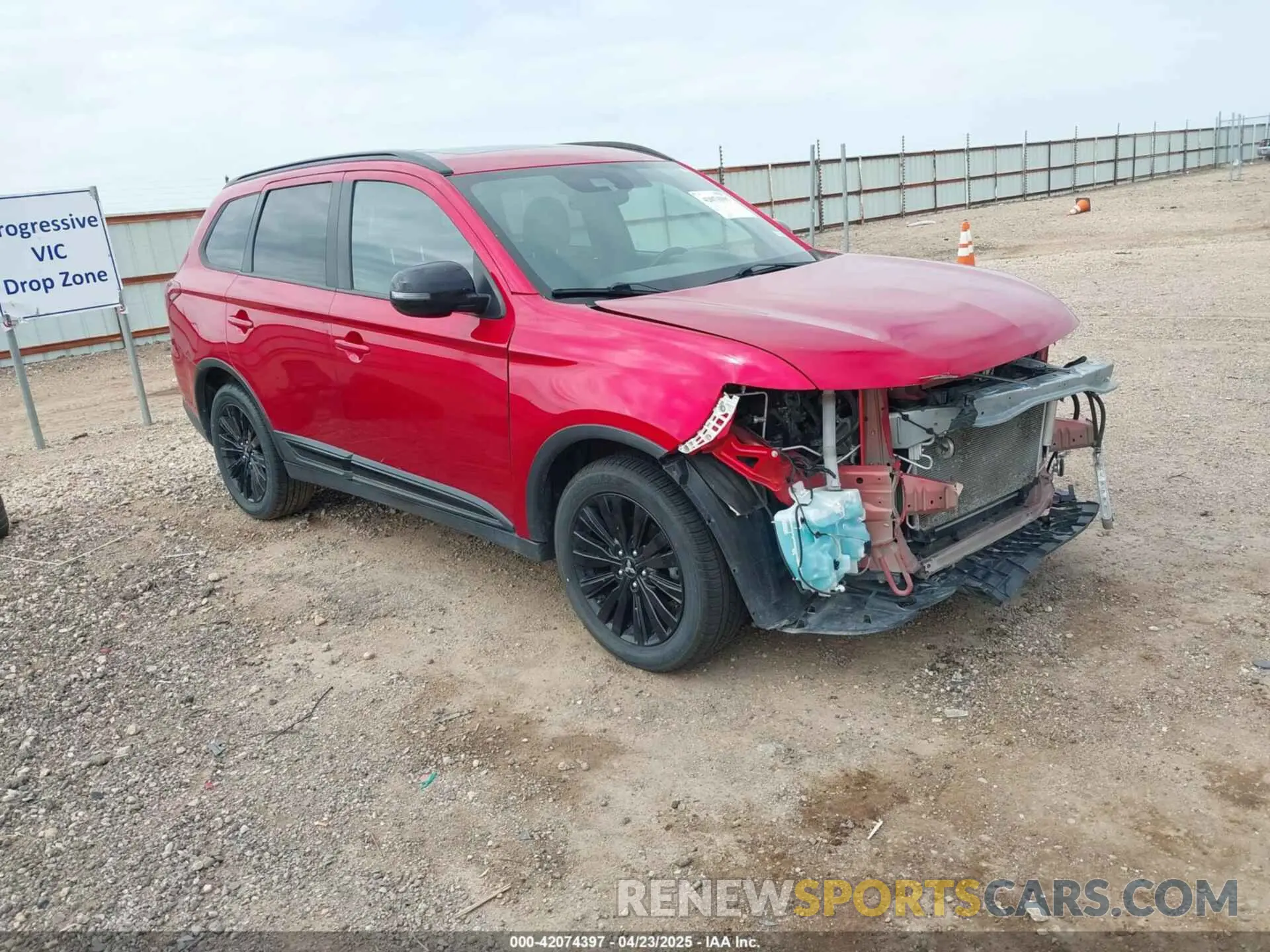 1 Photograph of a damaged car JA4AD3A3XLZ005459 MITSUBISHI OUTLANDER 2020