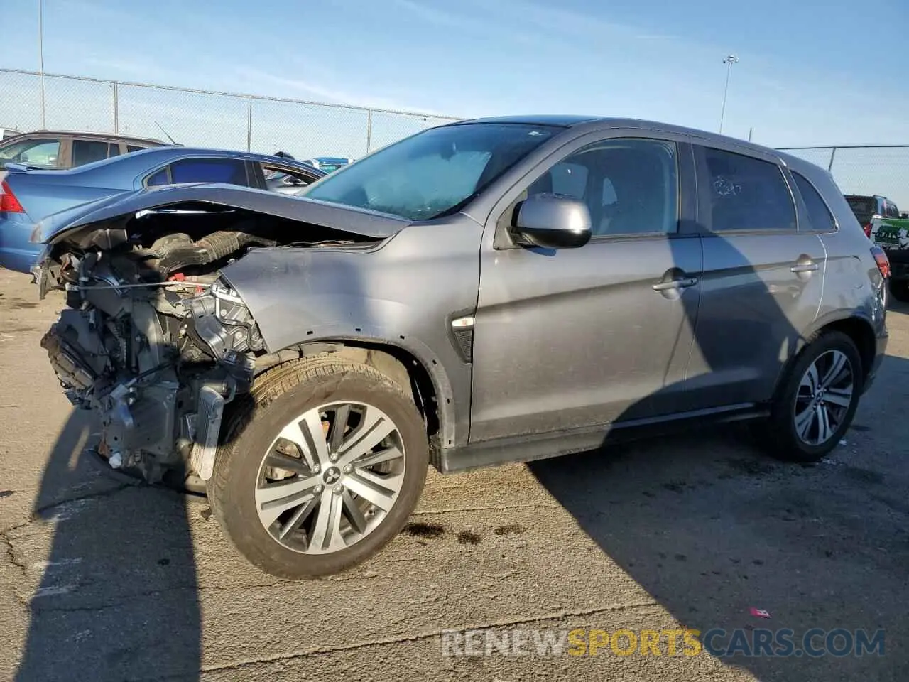 1 Photograph of a damaged car JA4AP3AU2LU017635 MITSUBISHI OUTLANDER 2020