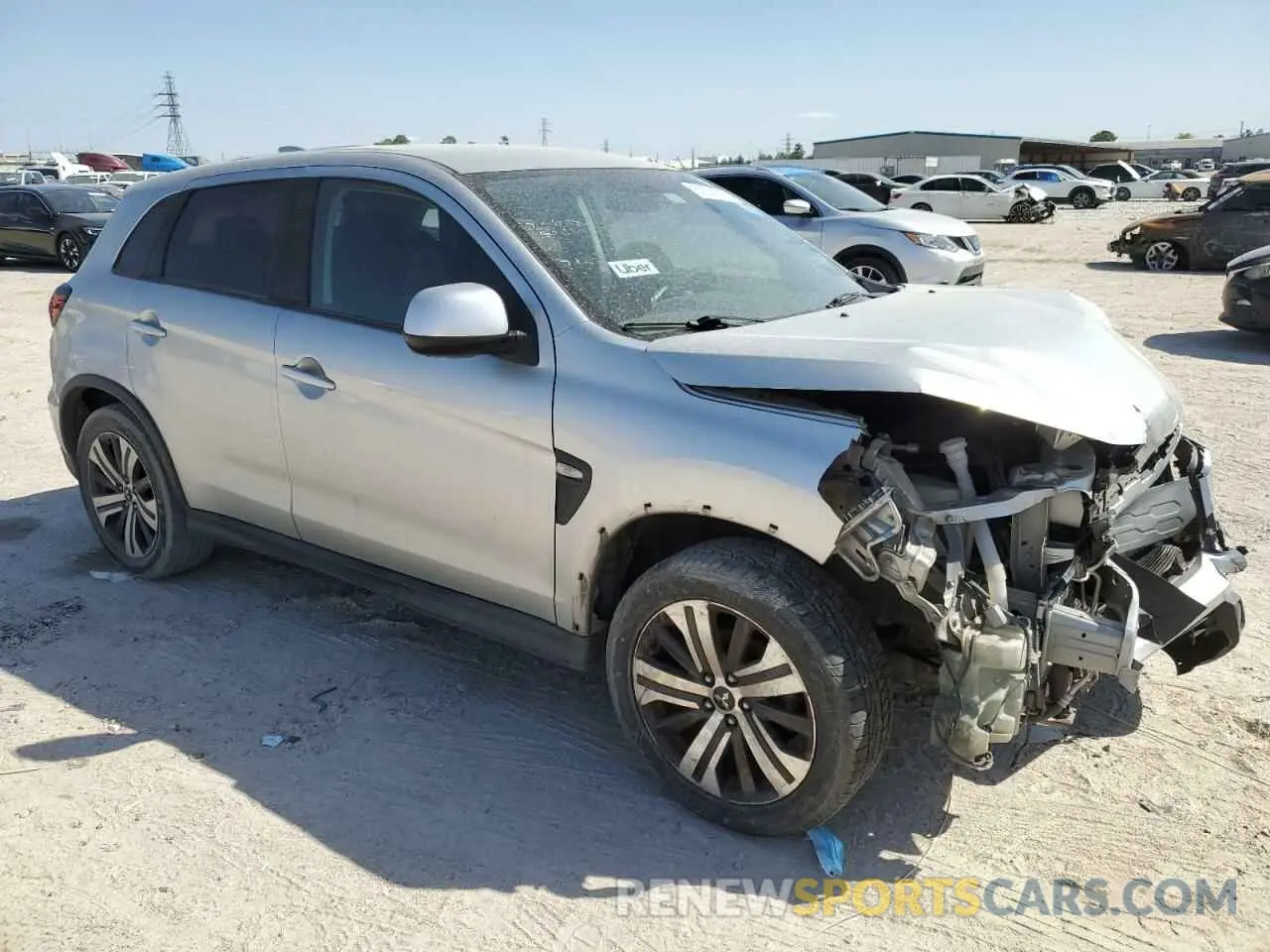 4 Photograph of a damaged car JA4AP3AU5LU005897 MITSUBISHI OUTLANDER 2020