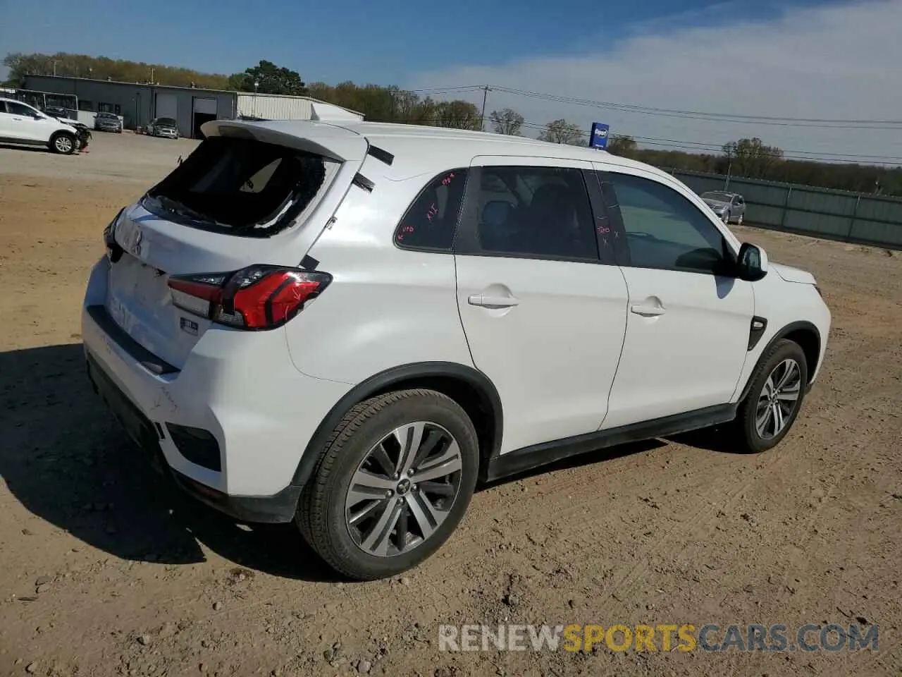 3 Photograph of a damaged car JA4AP3AU5LU015099 MITSUBISHI OUTLANDER 2020