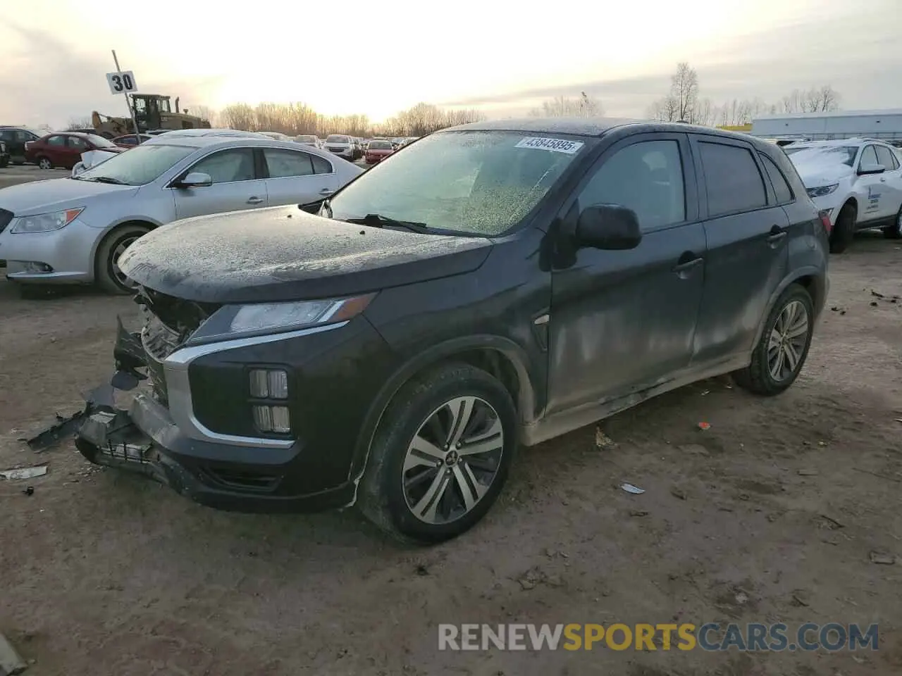 1 Photograph of a damaged car JA4AP3AU5LU017841 MITSUBISHI OUTLANDER 2020