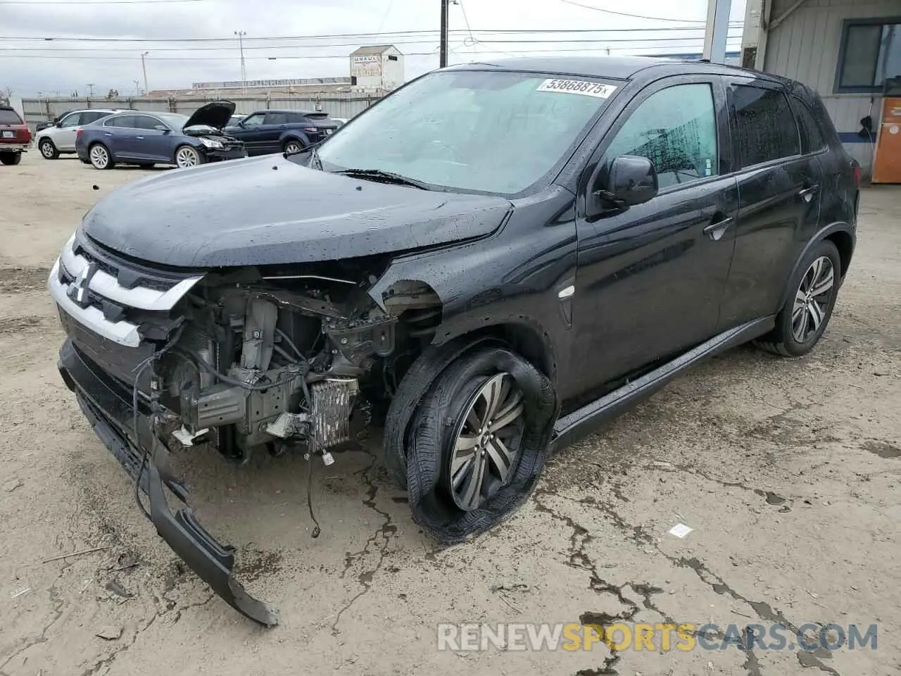 1 Photograph of a damaged car JA4AP3AU6LU004936 MITSUBISHI OUTLANDER 2020