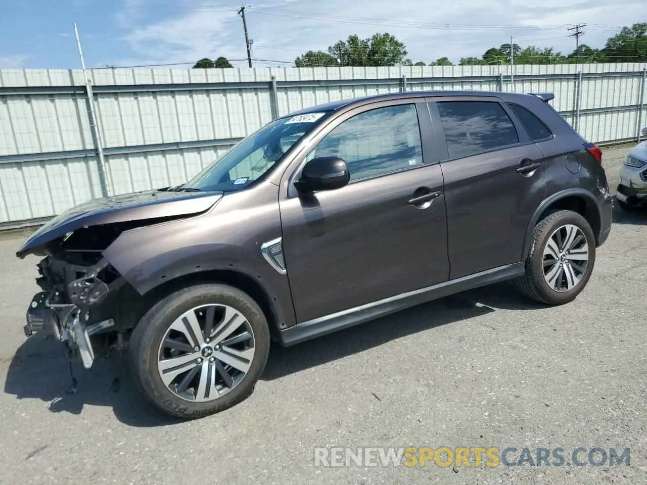 1 Photograph of a damaged car JA4AP4AU6LU001234 MITSUBISHI OUTLANDER 2020