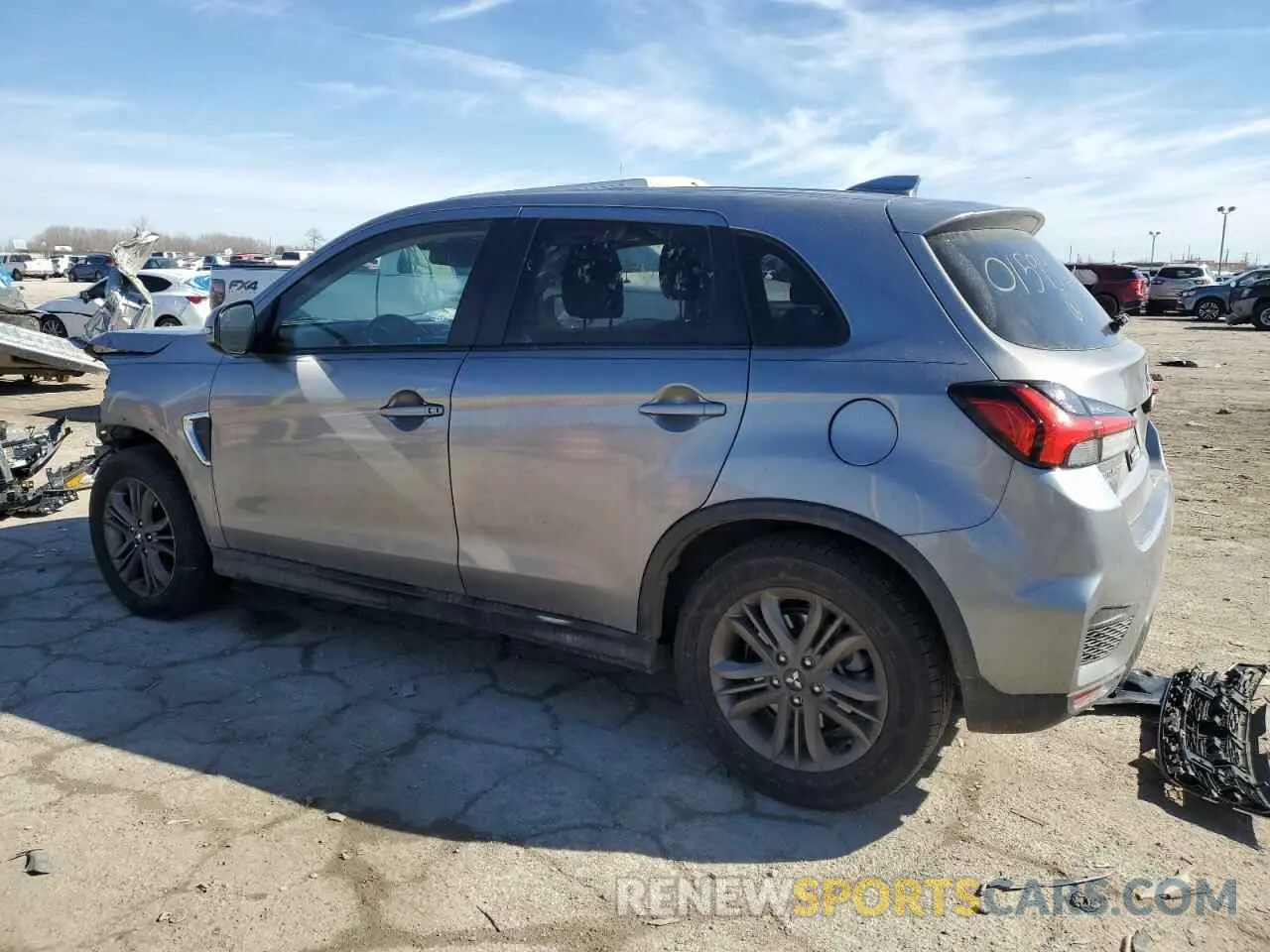 2 Photograph of a damaged car JA4AP4AU8LU015992 MITSUBISHI OUTLANDER 2020