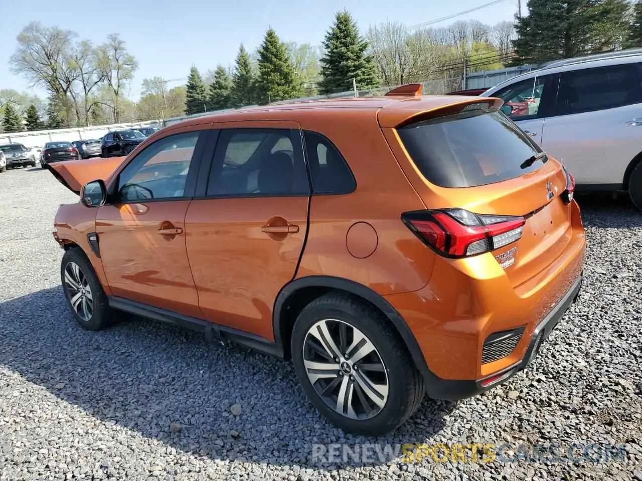 2 Photograph of a damaged car JA4AR3AU1LU012520 MITSUBISHI OUTLANDER 2020