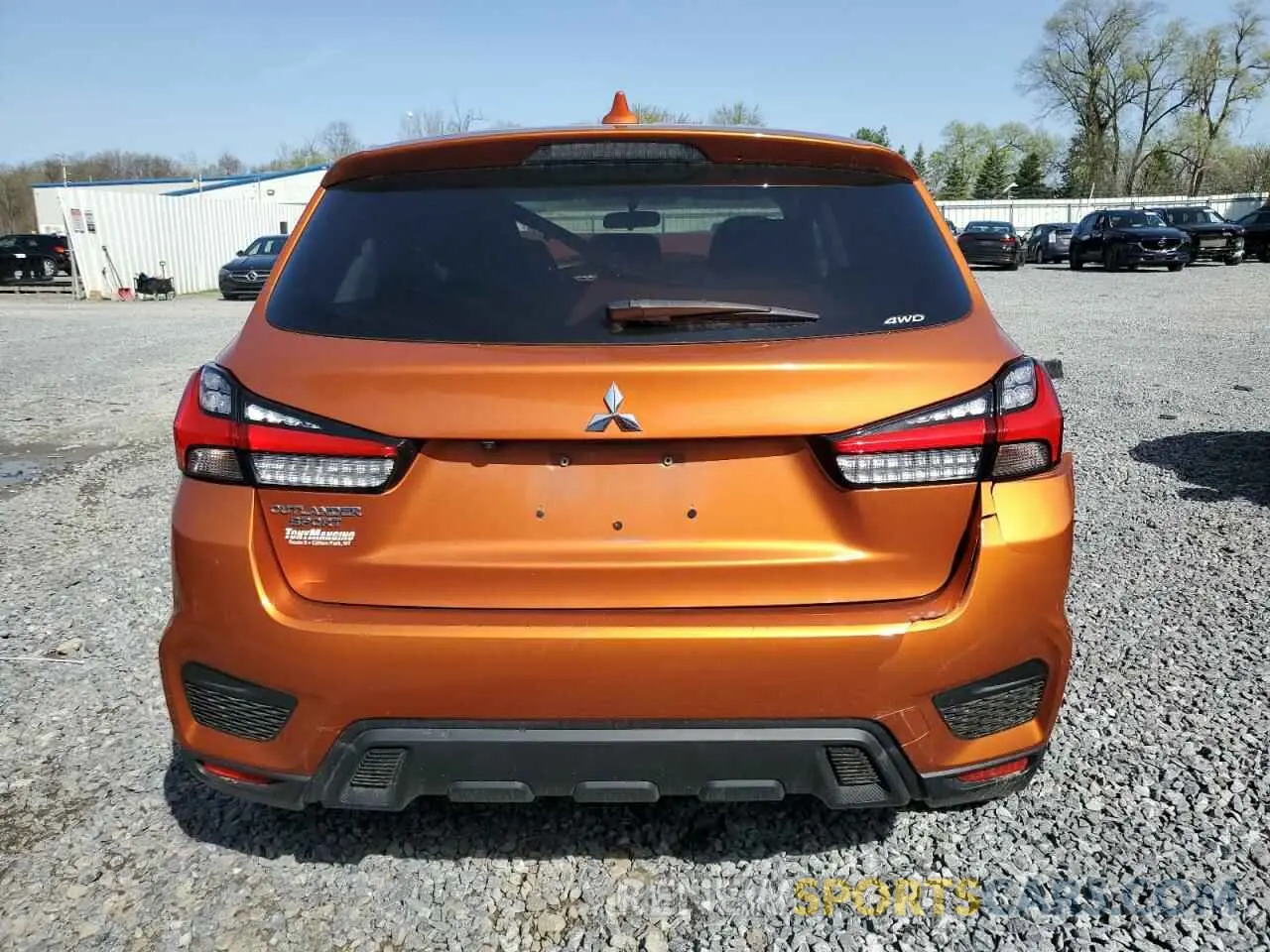 6 Photograph of a damaged car JA4AR3AU1LU012520 MITSUBISHI OUTLANDER 2020