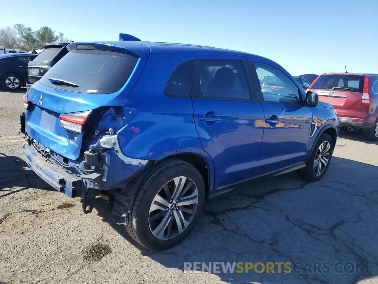 3 Photograph of a damaged car JA4AR3AU4LU009076 MITSUBISHI OUTLANDER 2020