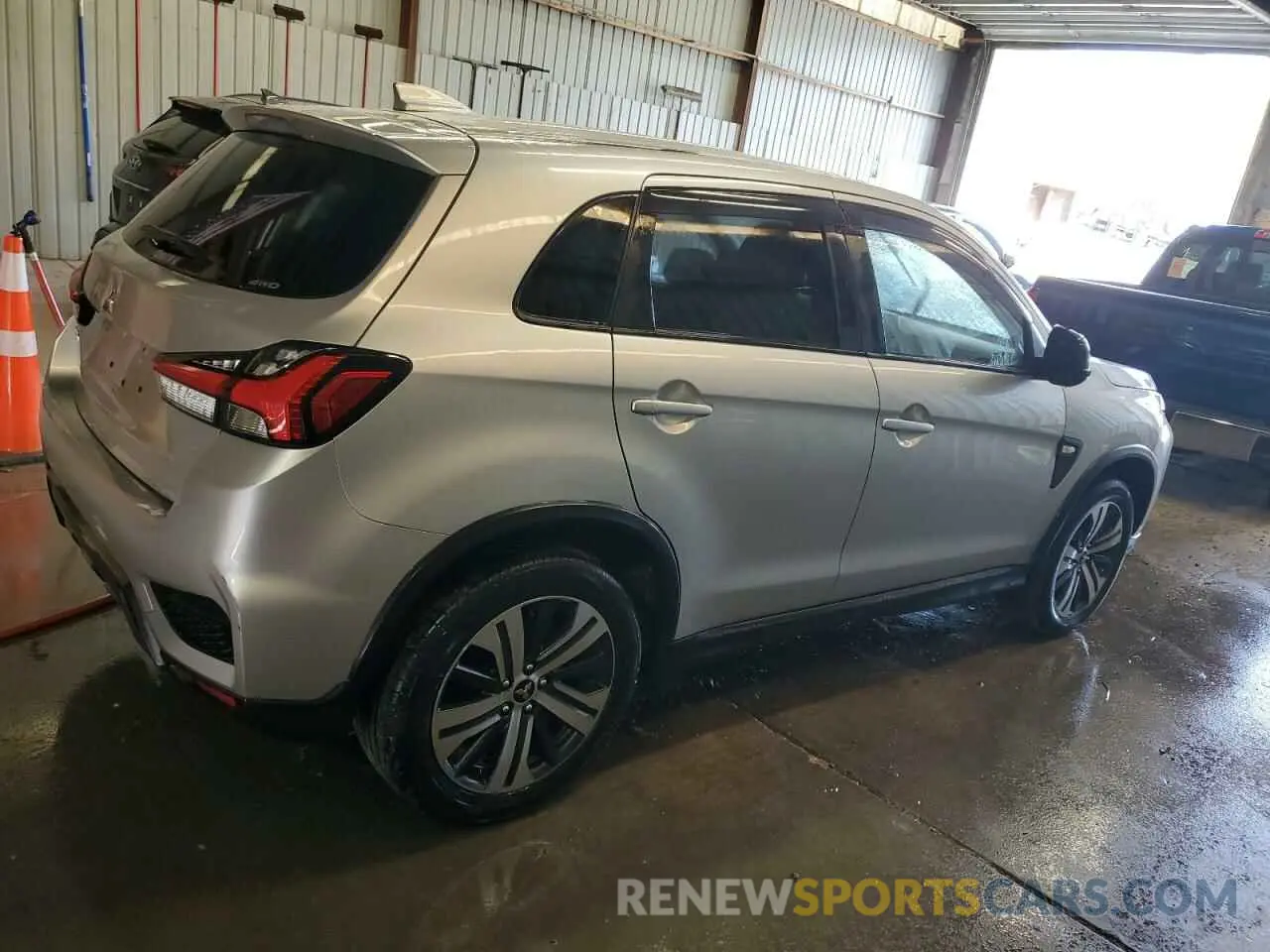 3 Photograph of a damaged car JA4AR3AU4LU014987 MITSUBISHI OUTLANDER 2020