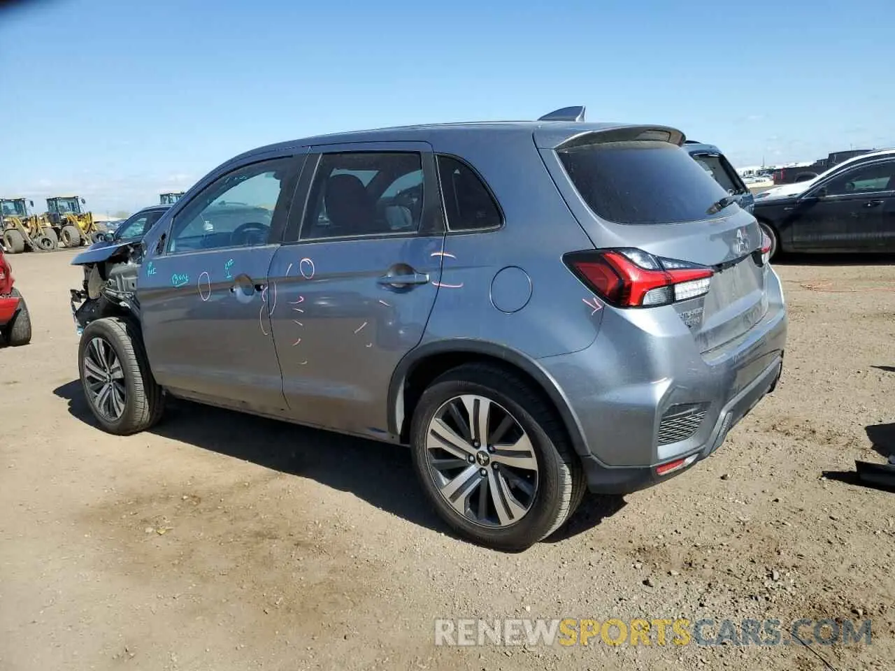 2 Photograph of a damaged car JA4AR3AU5LU020605 MITSUBISHI OUTLANDER 2020
