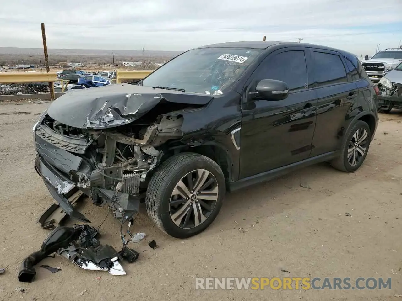 1 Photograph of a damaged car JA4AR3AU6LU022198 MITSUBISHI OUTLANDER 2020