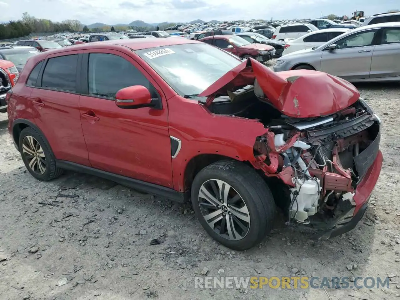 4 Photograph of a damaged car JA4AR3AU9LU027914 MITSUBISHI OUTLANDER 2020
