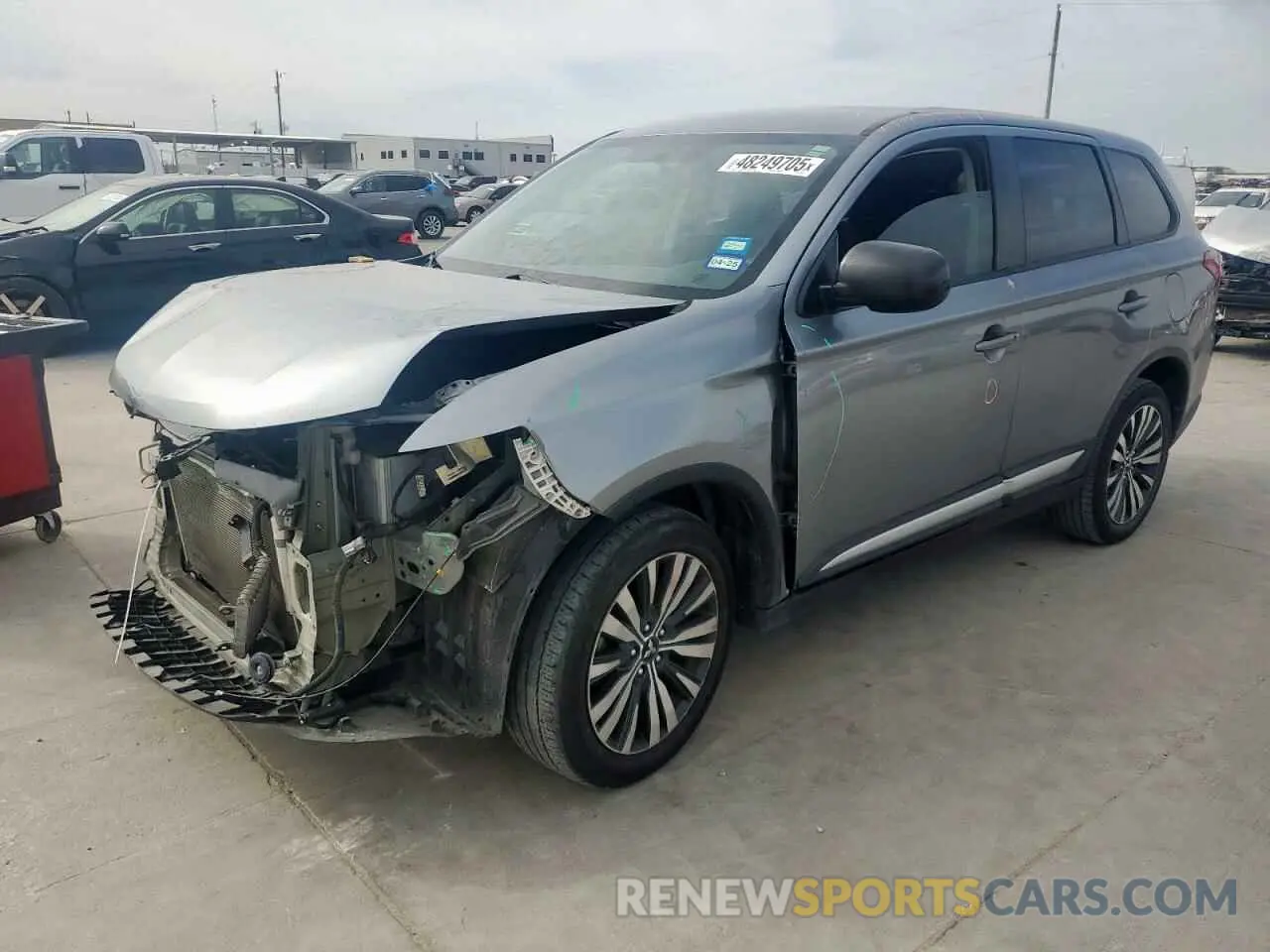 1 Photograph of a damaged car JA4AZ3A30LZ018366 MITSUBISHI OUTLANDER 2020