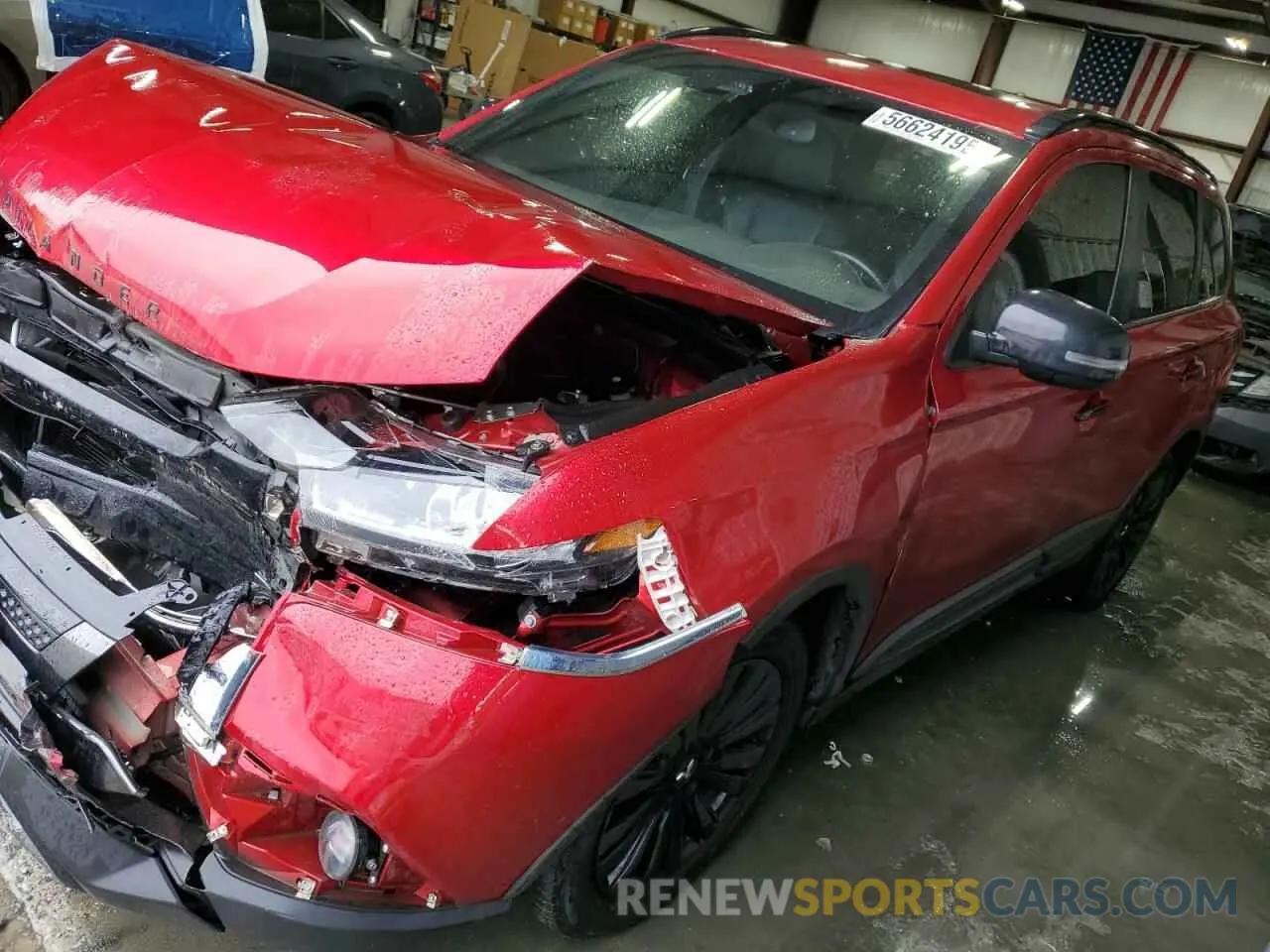 1 Photograph of a damaged car JA4AZ3A3XLZ013451 MITSUBISHI OUTLANDER 2020