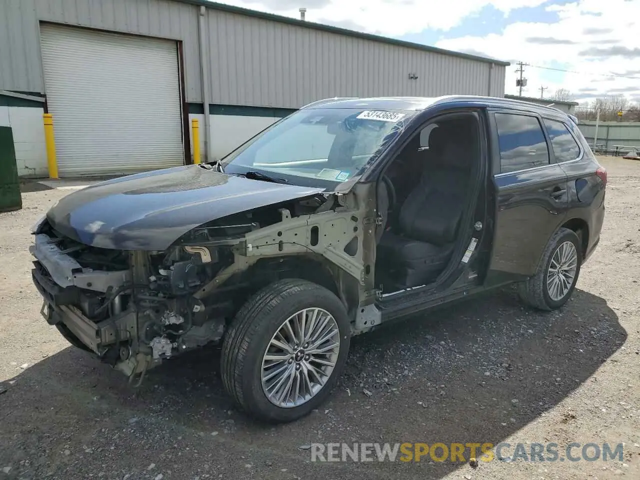 1 Photograph of a damaged car JA4J24A59LZ028745 MITSUBISHI OUTLANDER 2020
