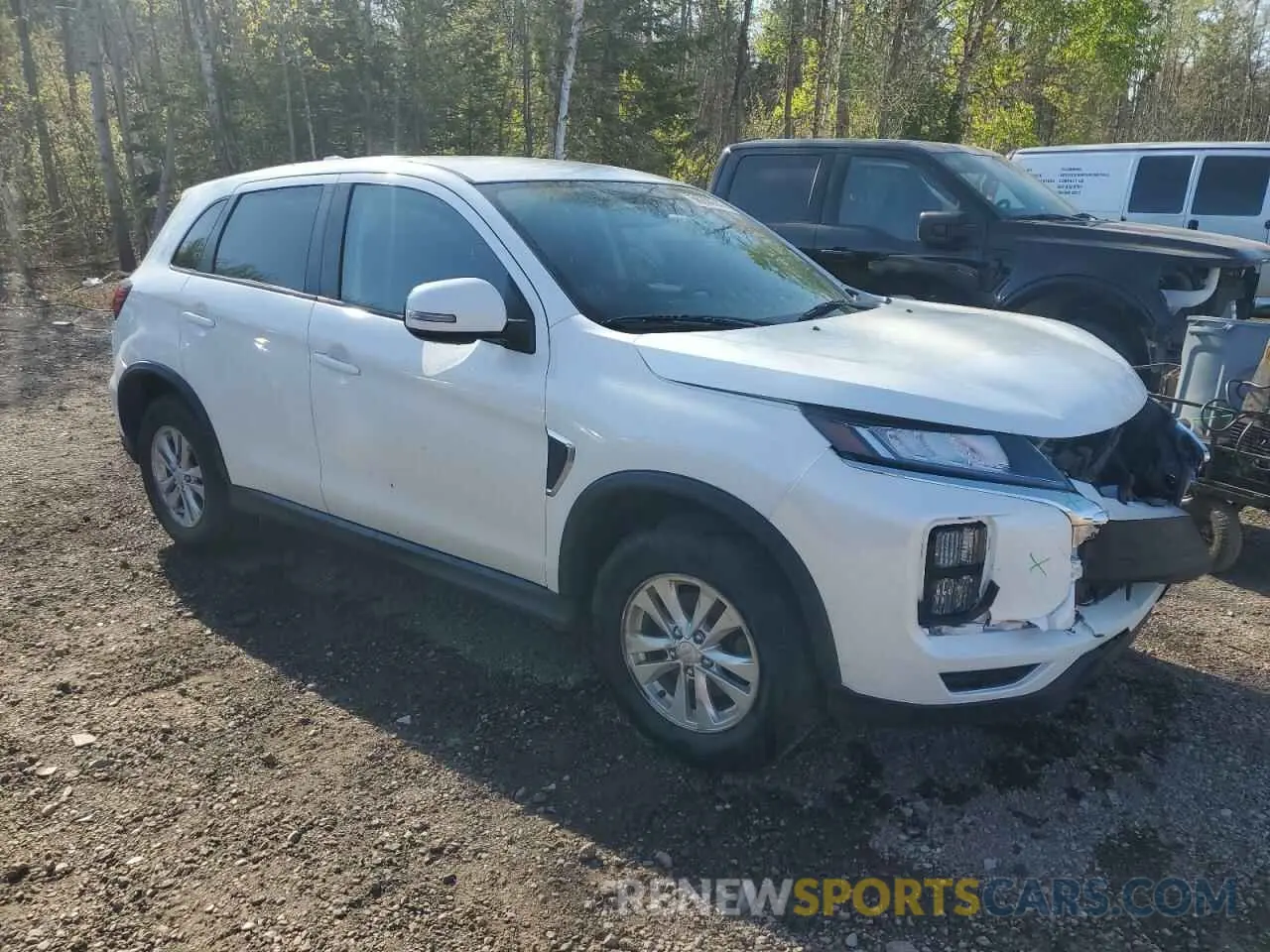 4 Photograph of a damaged car JA4AJVAW3MU602210 MITSUBISHI OUTLANDER 2021