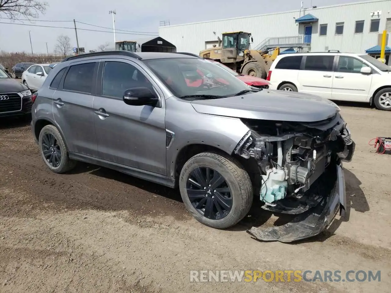 4 Photograph of a damaged car JA4AJVAW8MU606589 MITSUBISHI OUTLANDER 2021