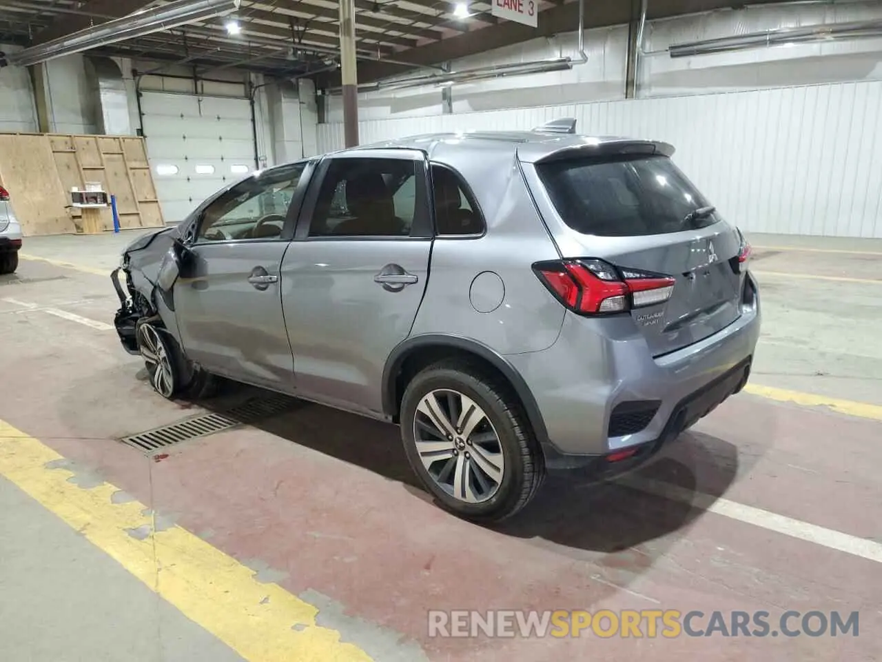 2 Photograph of a damaged car JA4APUAU0MU035445 MITSUBISHI OUTLANDER 2021