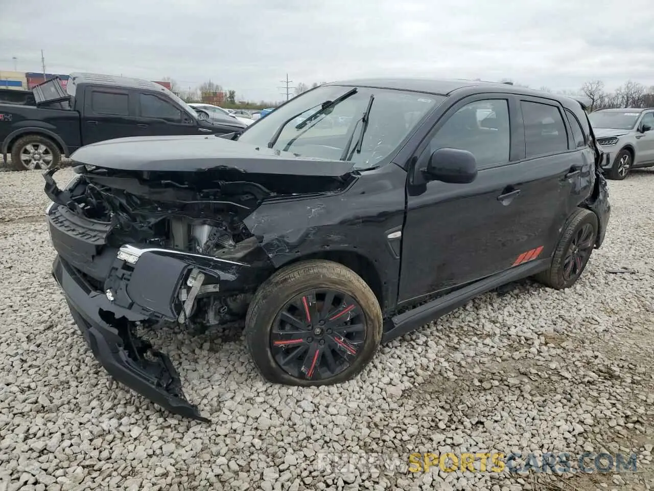 1 Photograph of a damaged car JA4APUAU4MU011052 MITSUBISHI OUTLANDER 2021