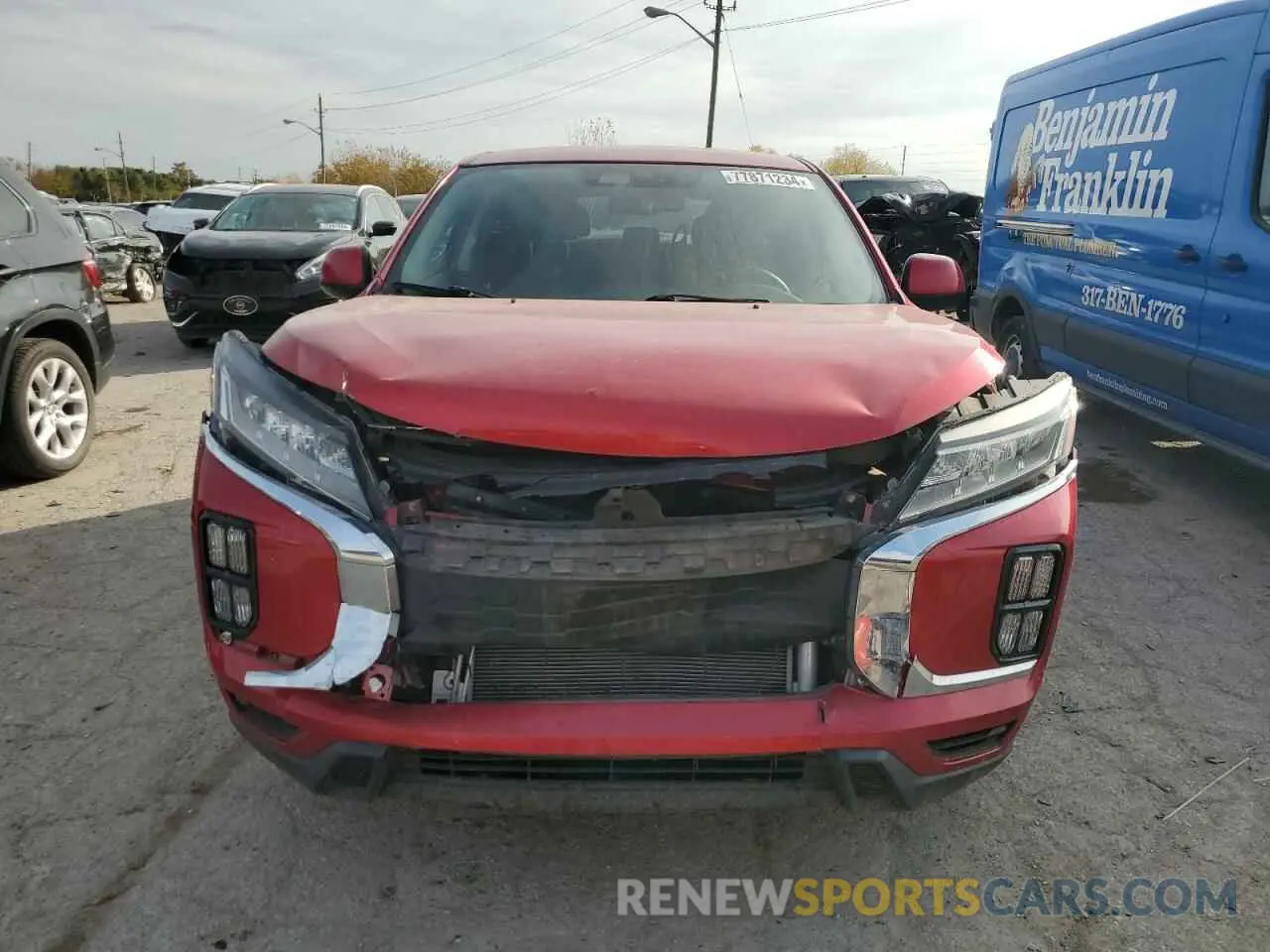 5 Photograph of a damaged car JA4APUAU5MU014154 MITSUBISHI OUTLANDER 2021