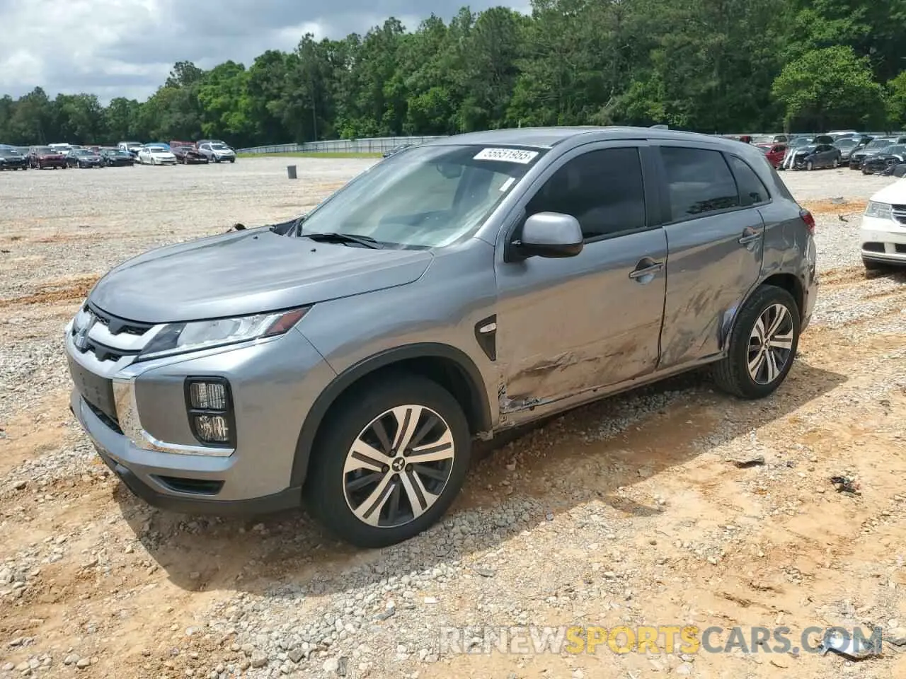1 Photograph of a damaged car JA4APUAU5MU034632 MITSUBISHI OUTLANDER 2021