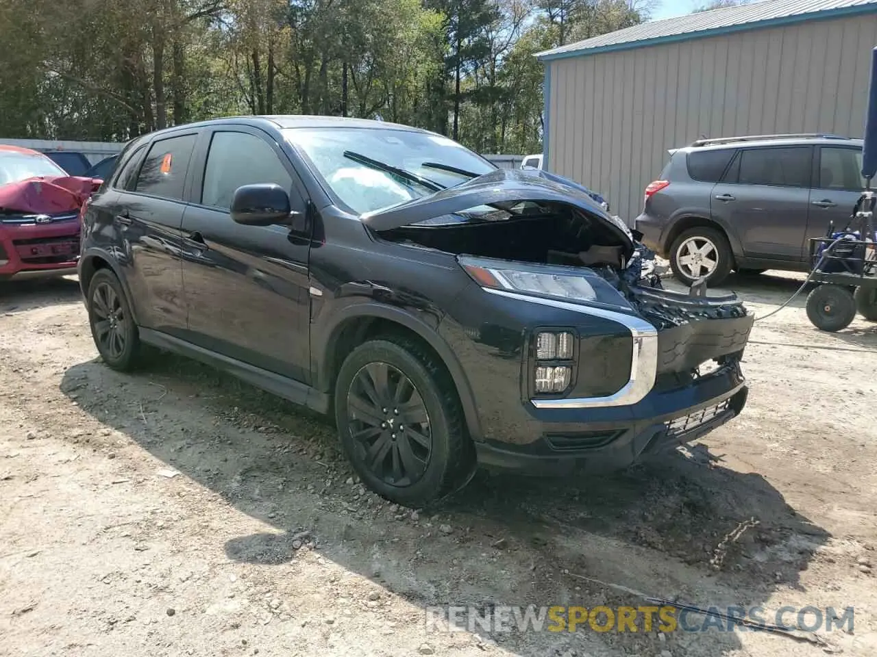 4 Photograph of a damaged car JA4APUAU6MU020822 MITSUBISHI OUTLANDER 2021