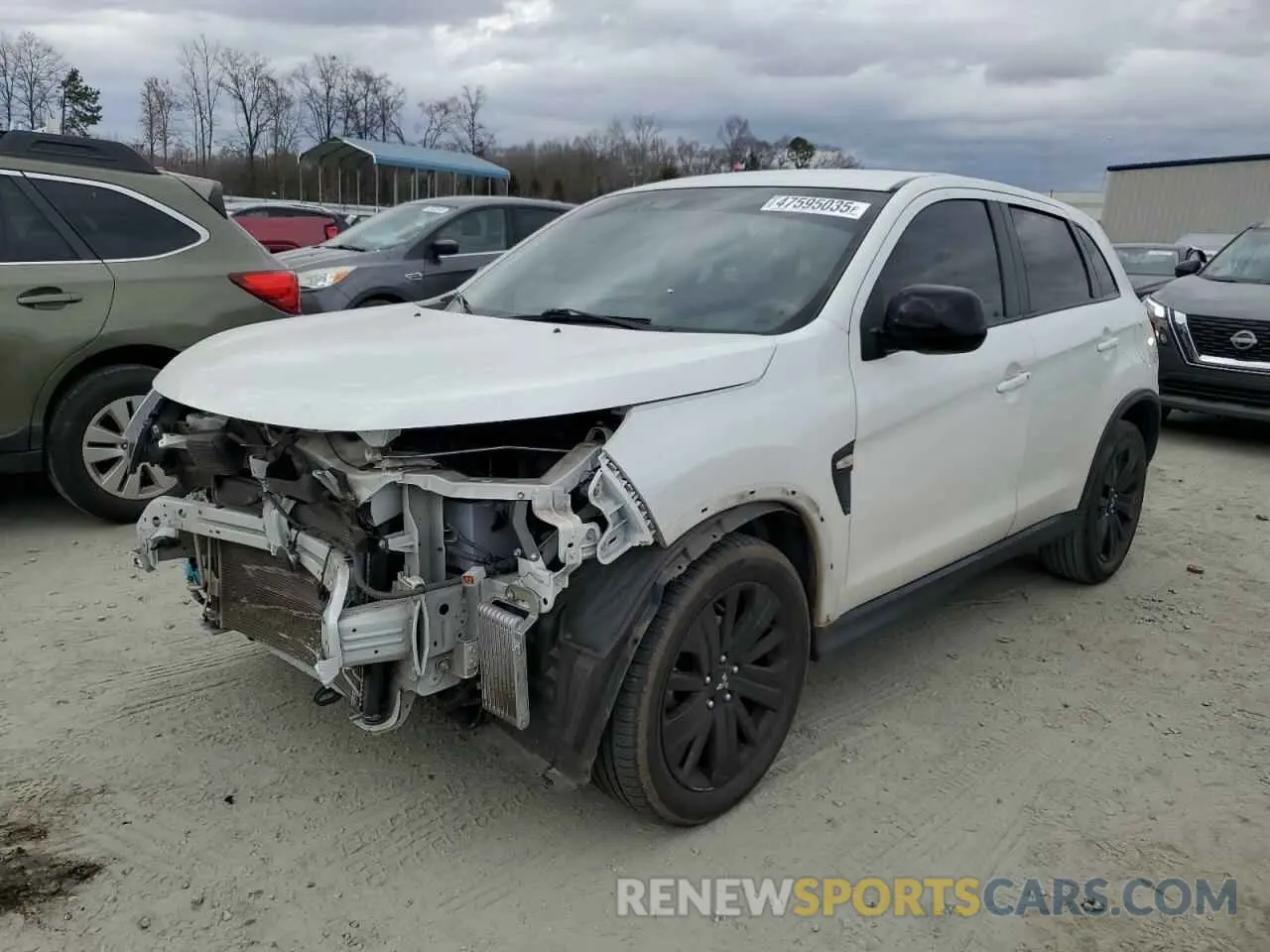 1 Photograph of a damaged car JA4APUAU7MU005455 MITSUBISHI OUTLANDER 2021