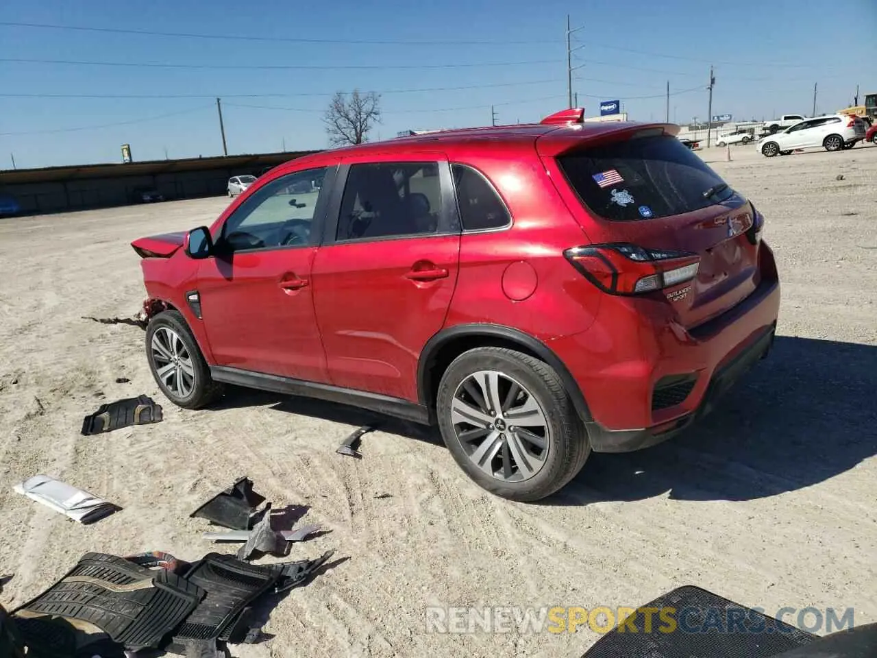 2 Photograph of a damaged car JA4APUAU7MU028332 MITSUBISHI OUTLANDER 2021
