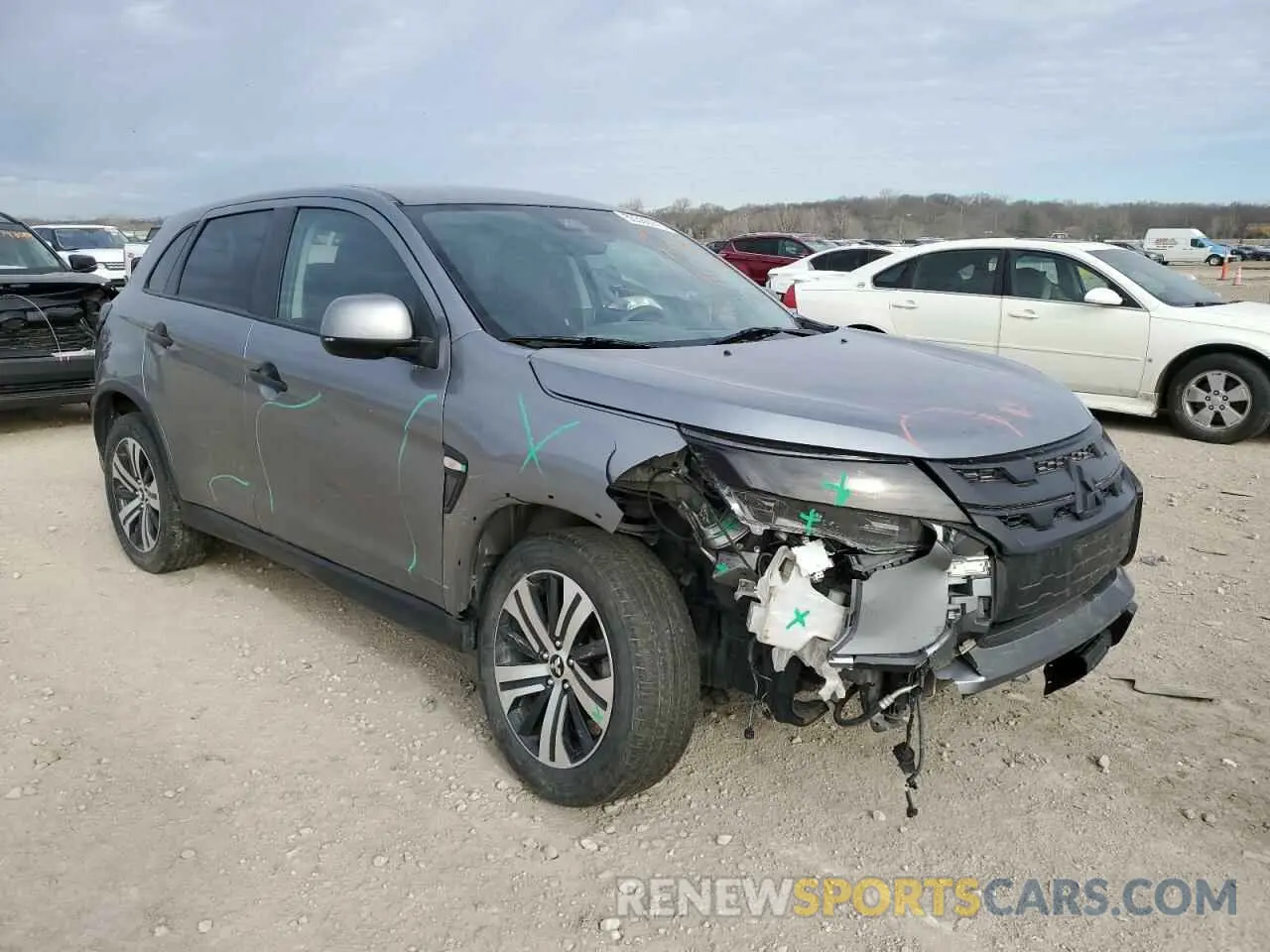 4 Photograph of a damaged car JA4APUAU8MU034902 MITSUBISHI OUTLANDER 2021