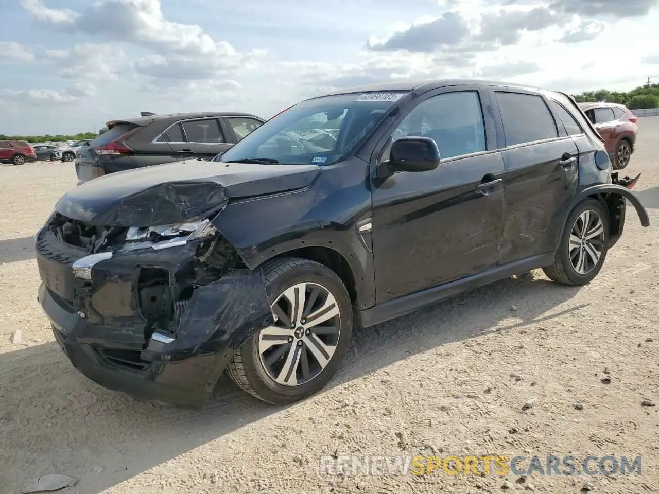 1 Photograph of a damaged car JA4APUAU9MU014481 MITSUBISHI OUTLANDER 2021