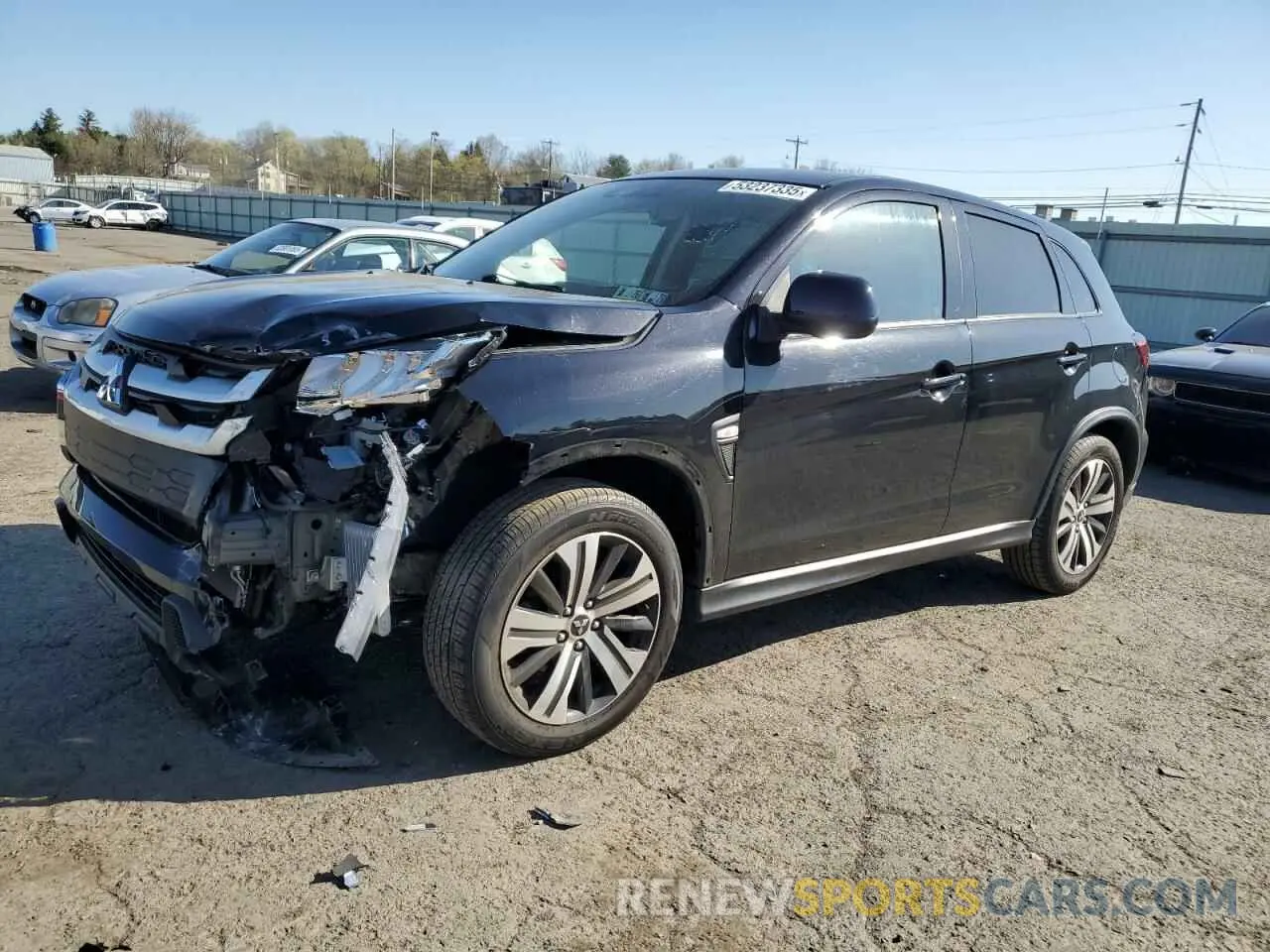 1 Photograph of a damaged car JA4APUAUXMU011203 MITSUBISHI OUTLANDER 2021