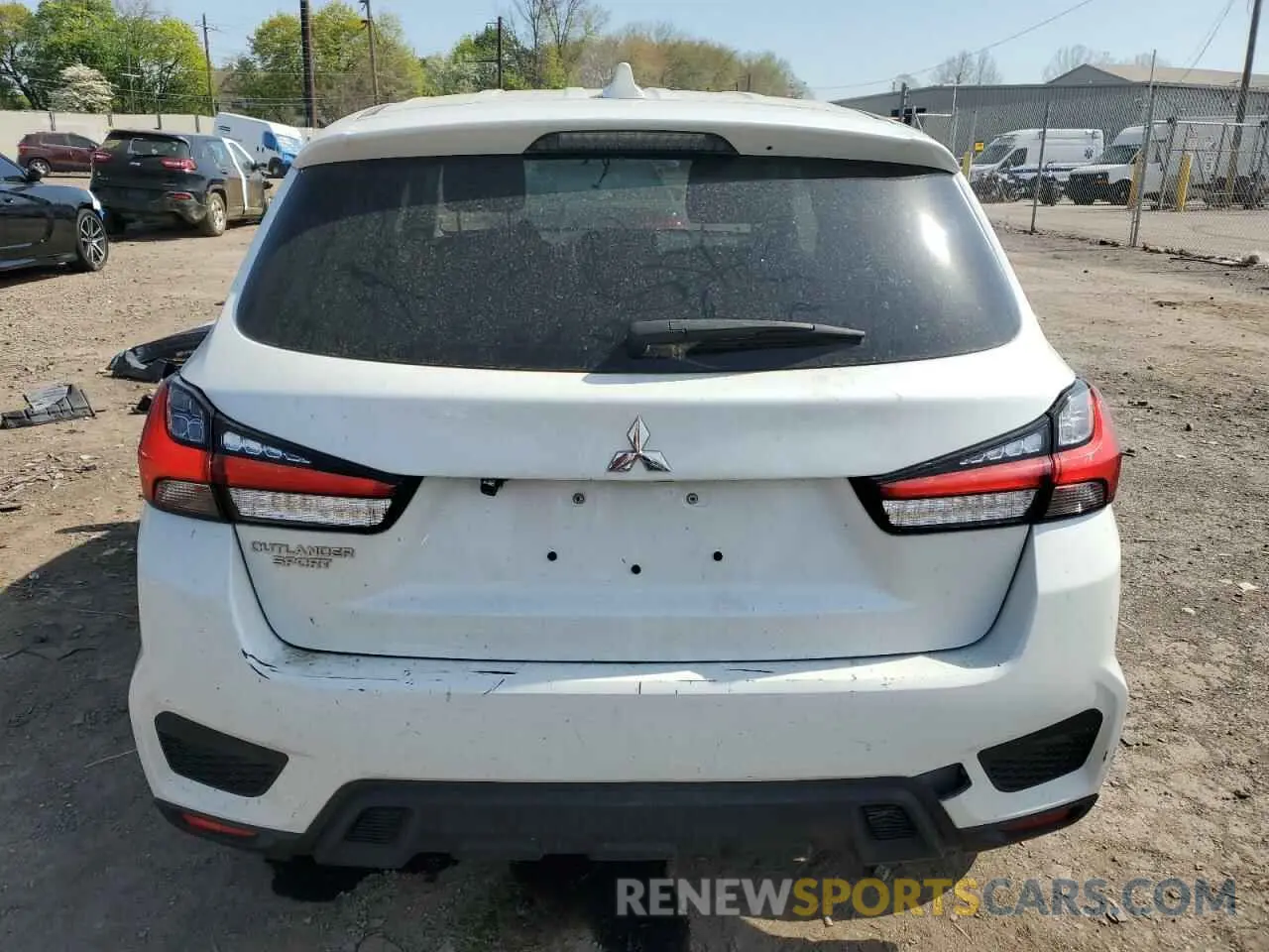 6 Photograph of a damaged car JA4APUAUXMU028115 MITSUBISHI OUTLANDER 2021