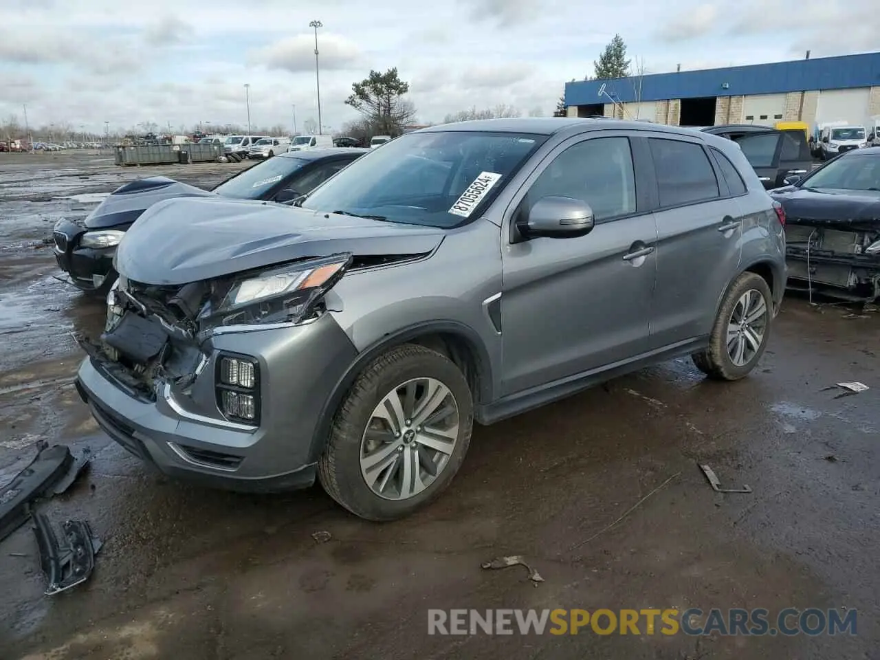 1 Photograph of a damaged car JA4APVAU2MU017275 MITSUBISHI OUTLANDER 2021