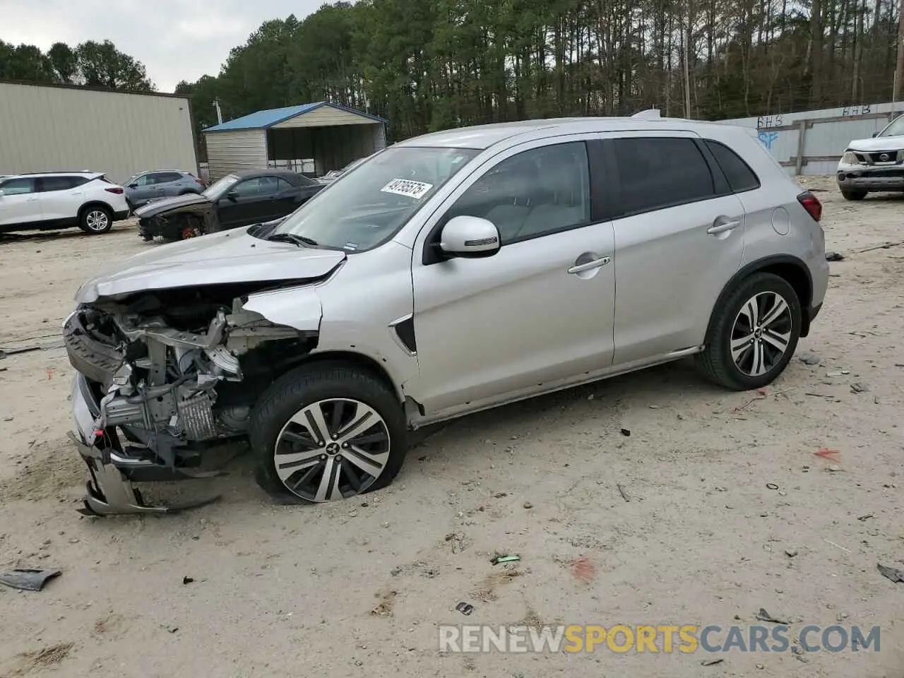 1 Photograph of a damaged car JA4APVAU3MU004468 MITSUBISHI OUTLANDER 2021