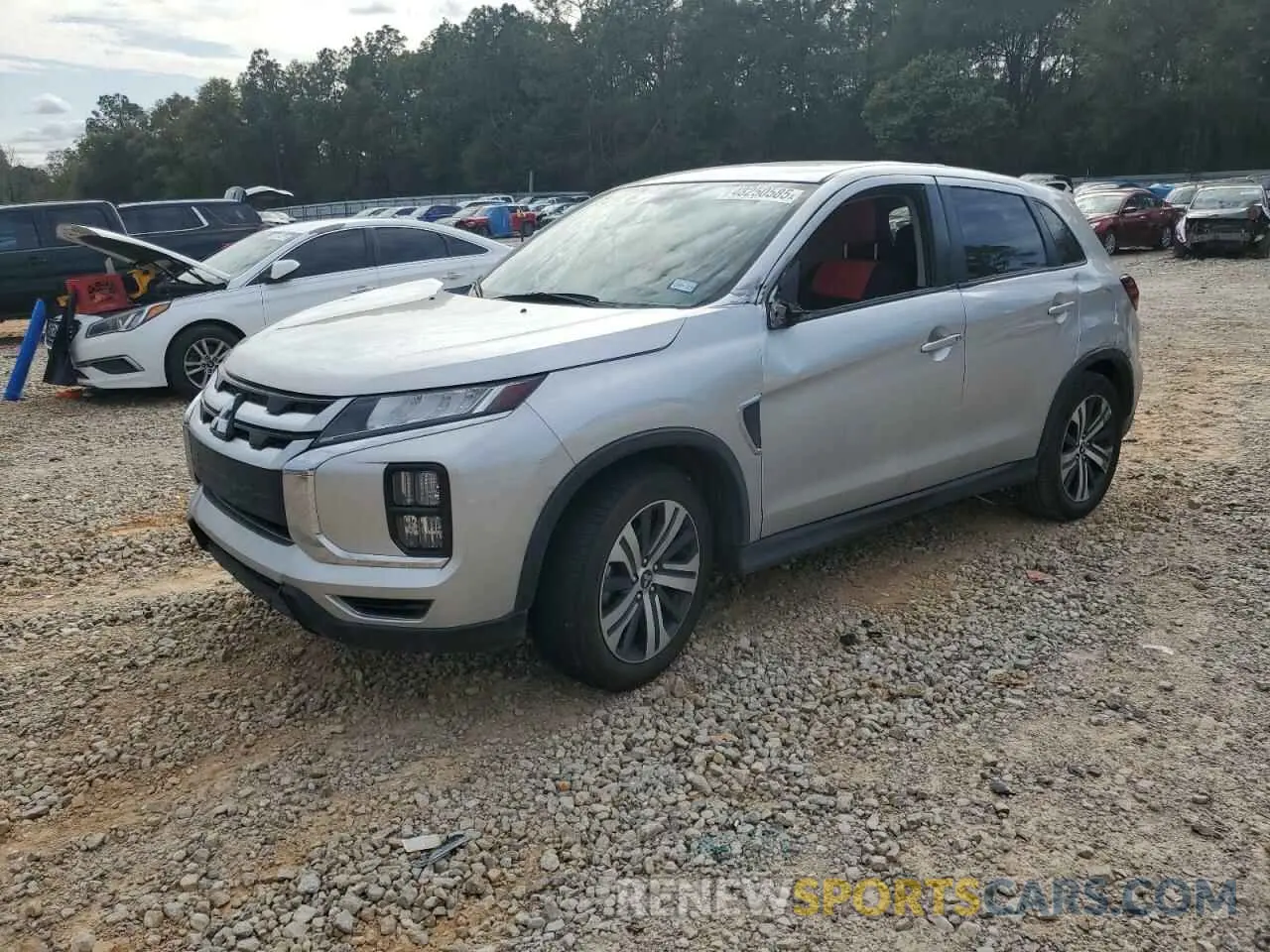 1 Photograph of a damaged car JA4APVAU6MU019482 MITSUBISHI OUTLANDER 2021