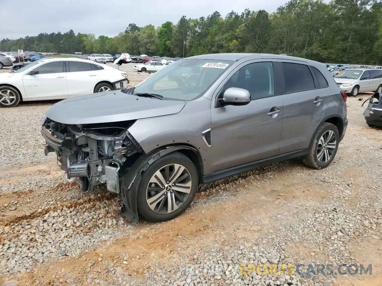 1 Photograph of a damaged car JA4APVAU9MU011537 MITSUBISHI OUTLANDER 2021