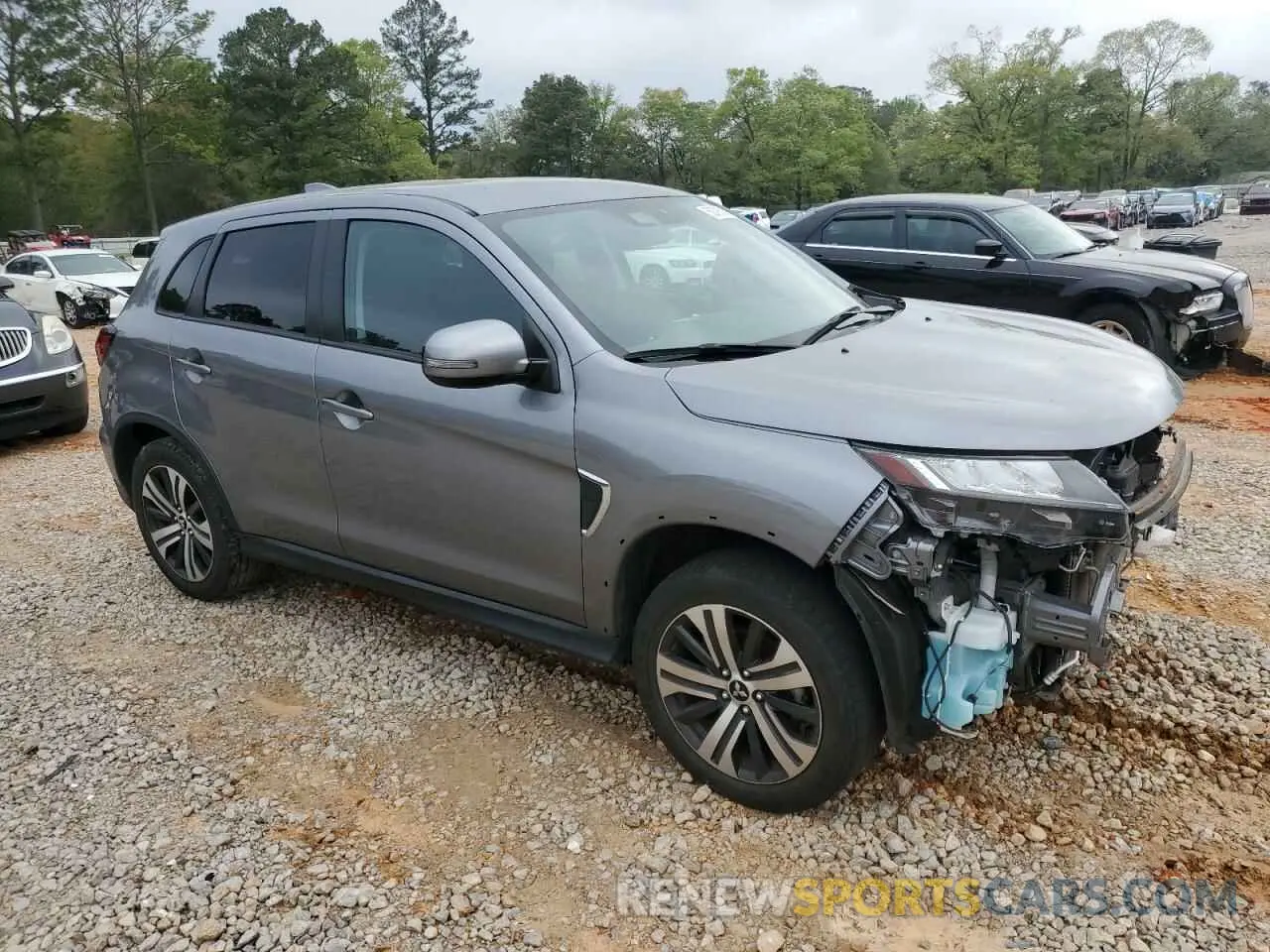 4 Photograph of a damaged car JA4APVAU9MU011537 MITSUBISHI OUTLANDER 2021