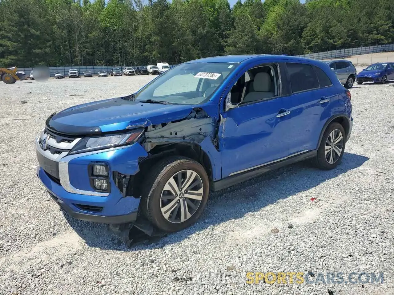 1 Photograph of a damaged car JA4APVAU9MU029813 MITSUBISHI OUTLANDER 2021