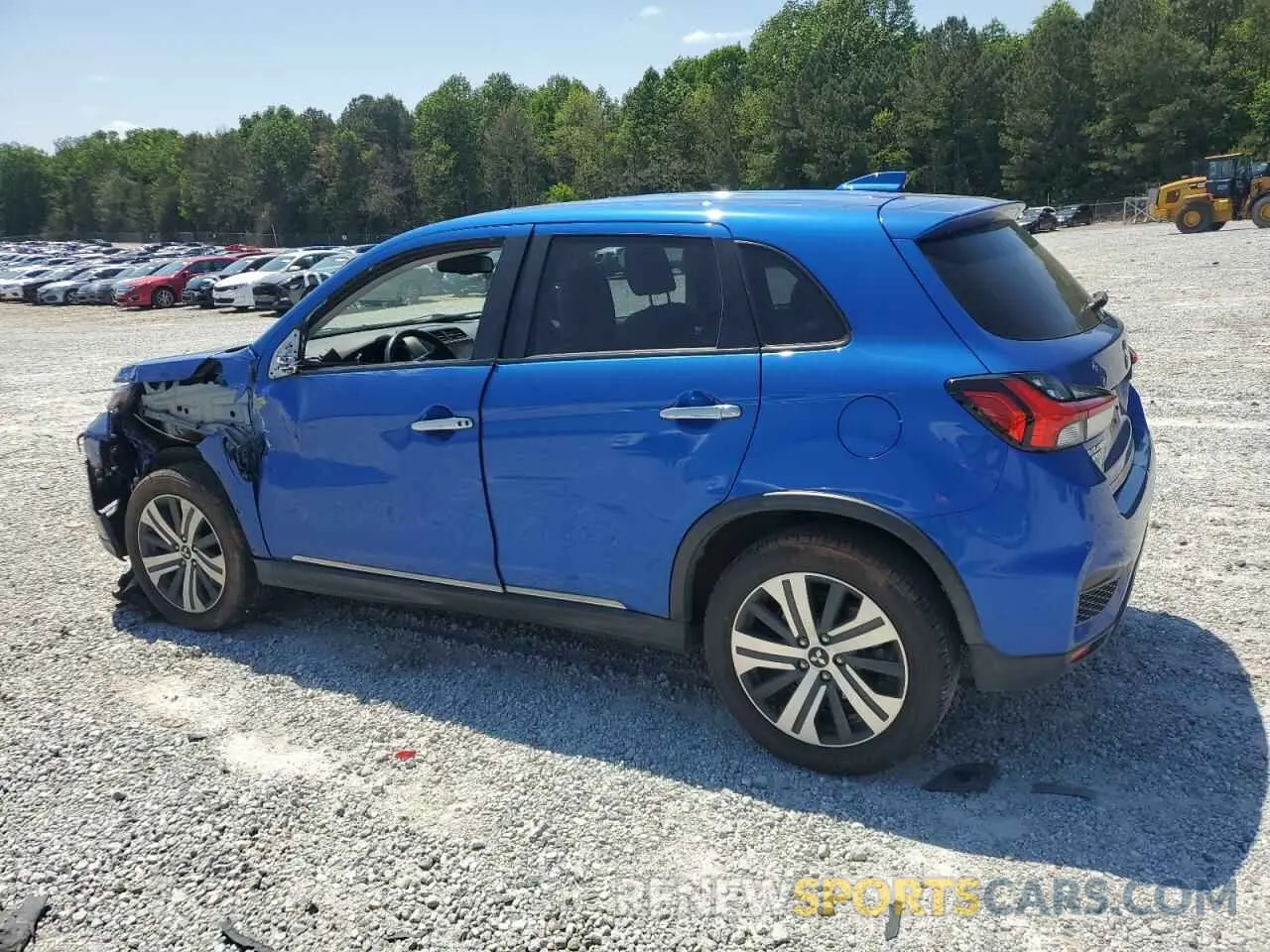 2 Photograph of a damaged car JA4APVAU9MU029813 MITSUBISHI OUTLANDER 2021
