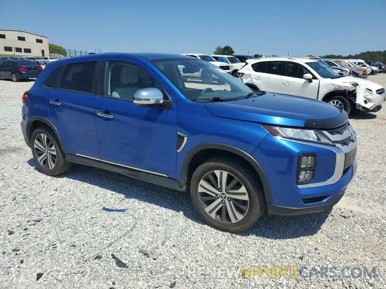 4 Photograph of a damaged car JA4APVAU9MU029813 MITSUBISHI OUTLANDER 2021