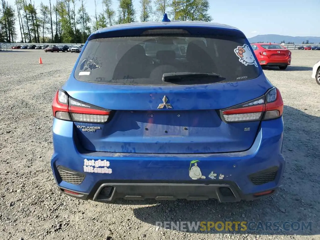 6 Photograph of a damaged car JA4ARUAU0MU003220 MITSUBISHI OUTLANDER 2021