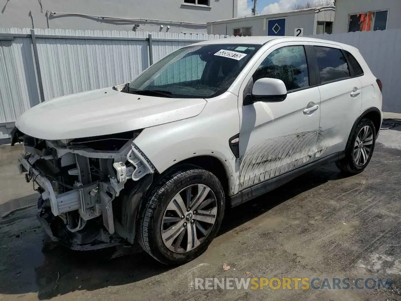1 Photograph of a damaged car JA4ARUAU3MU032212 MITSUBISHI OUTLANDER 2021