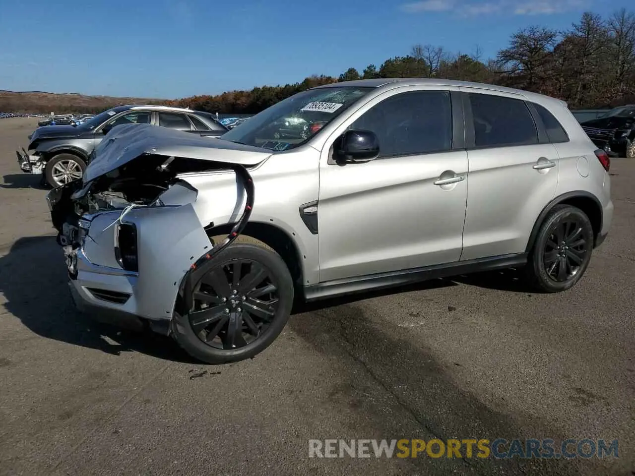 1 Photograph of a damaged car JA4ARUAU4MU001468 MITSUBISHI OUTLANDER 2021