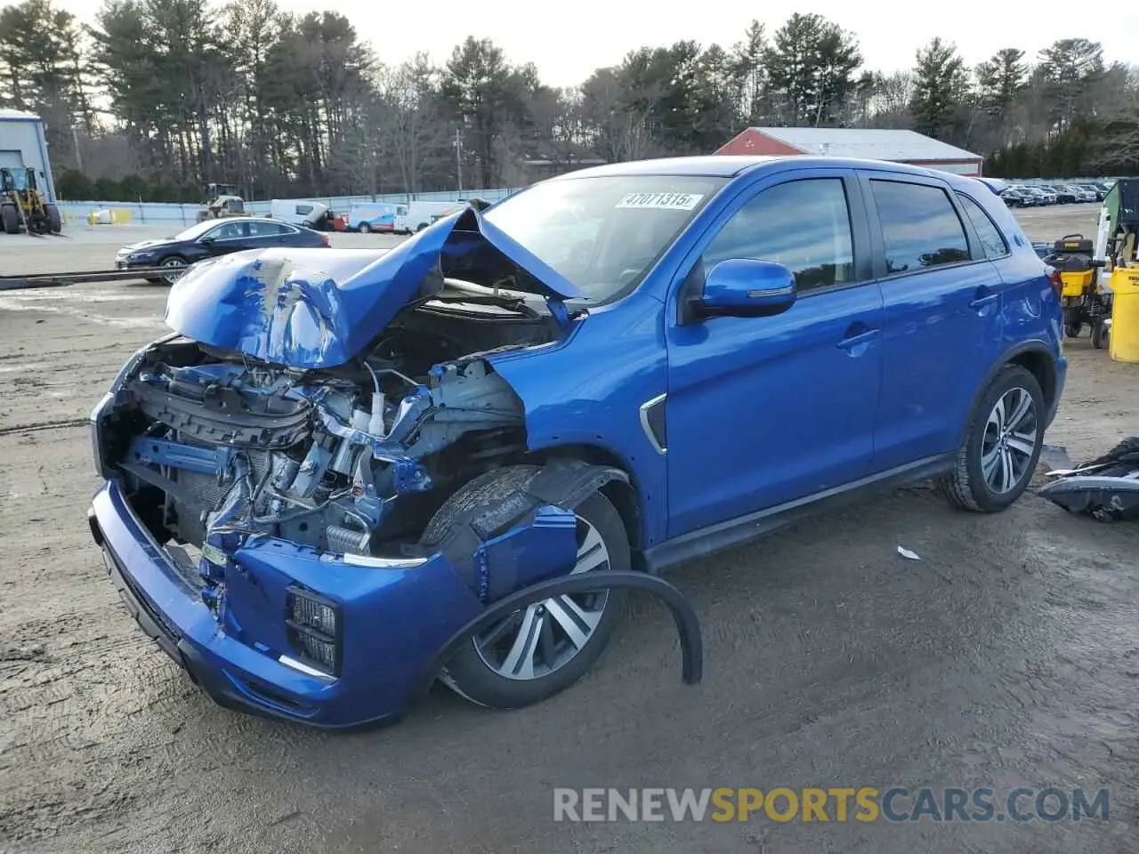 1 Photograph of a damaged car JA4ARUAU5MU031997 MITSUBISHI OUTLANDER 2021