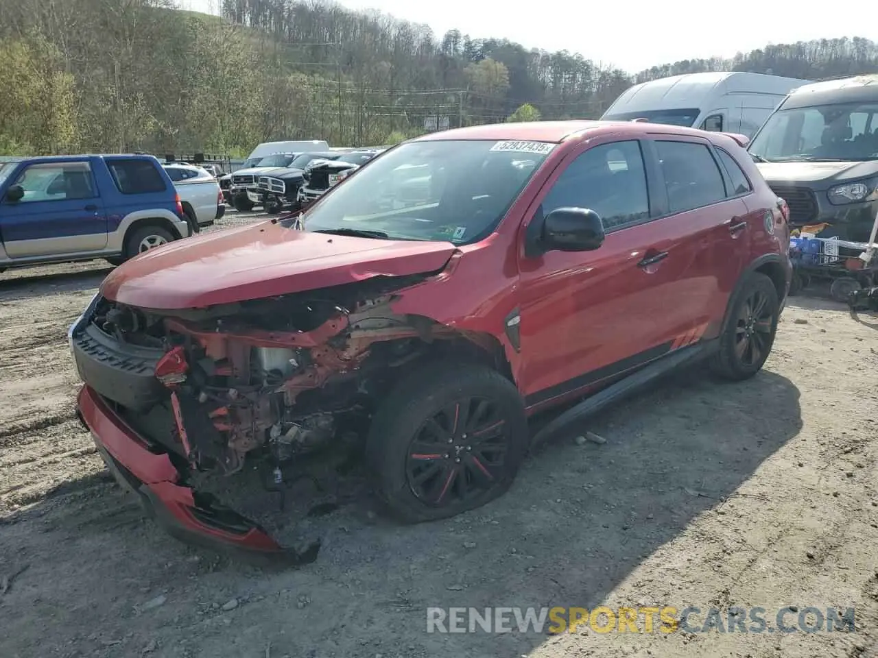 1 Photograph of a damaged car JA4ARUAU6MU012455 MITSUBISHI OUTLANDER 2021